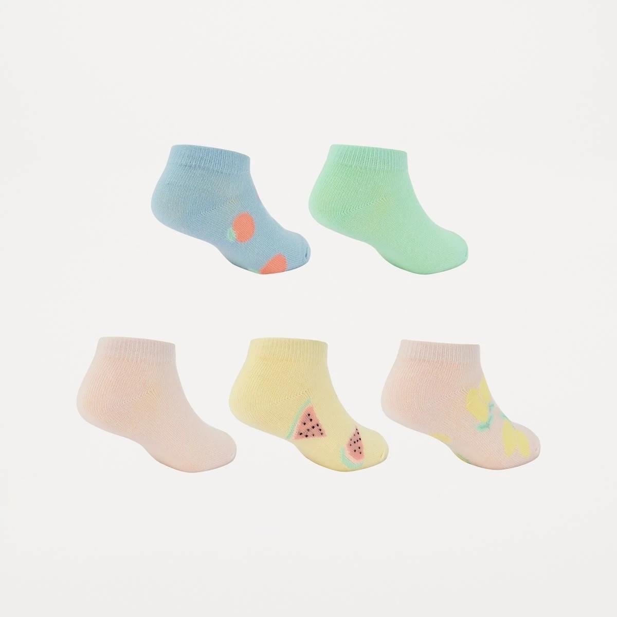 2 5 Pack Low Cut Socks FRUITS, 2 of 3
