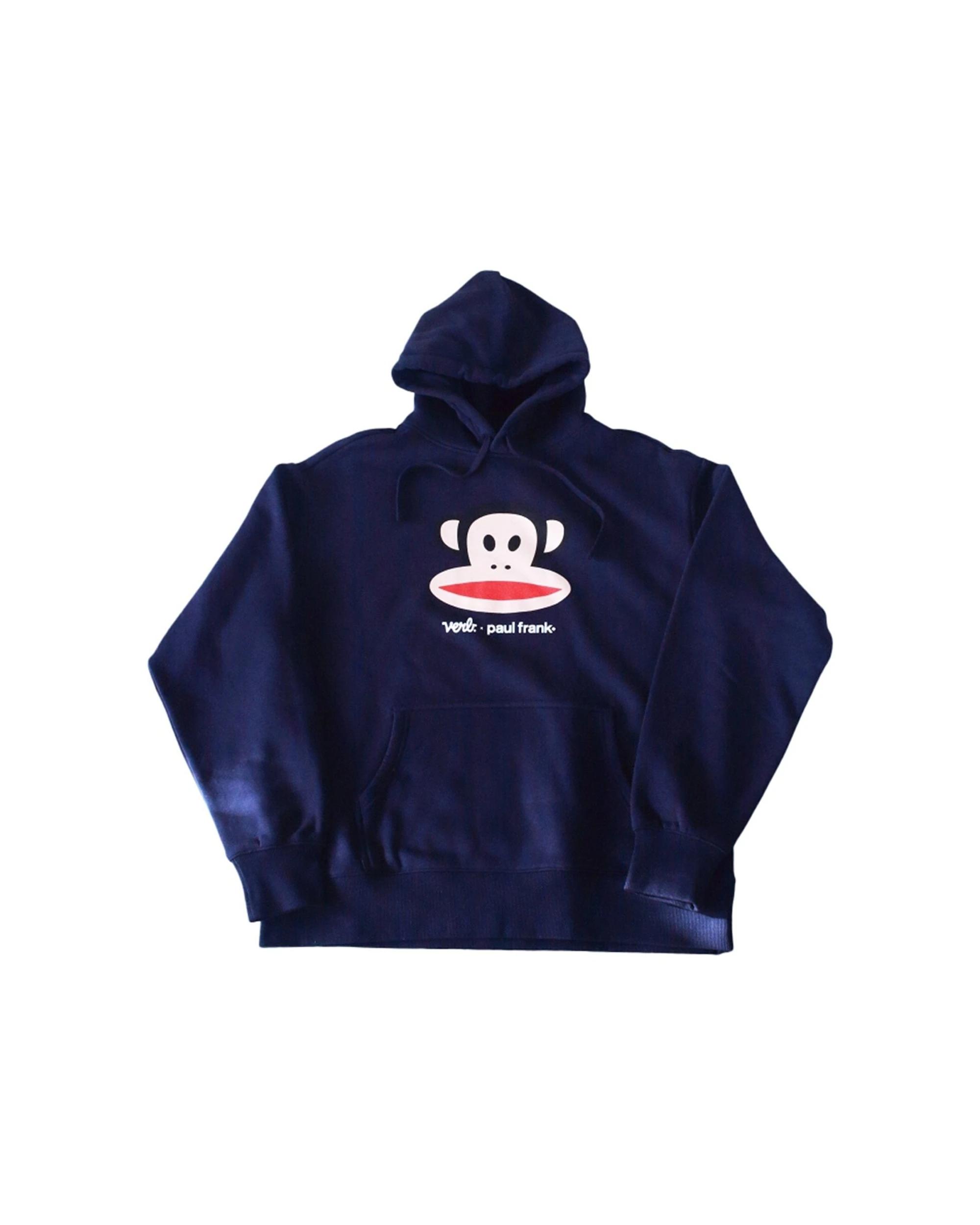 1 Verb. X Paul Frank Julius Head Mens Cotton Jumper Hoodie Oversized Fit BLUE, 1 of 4