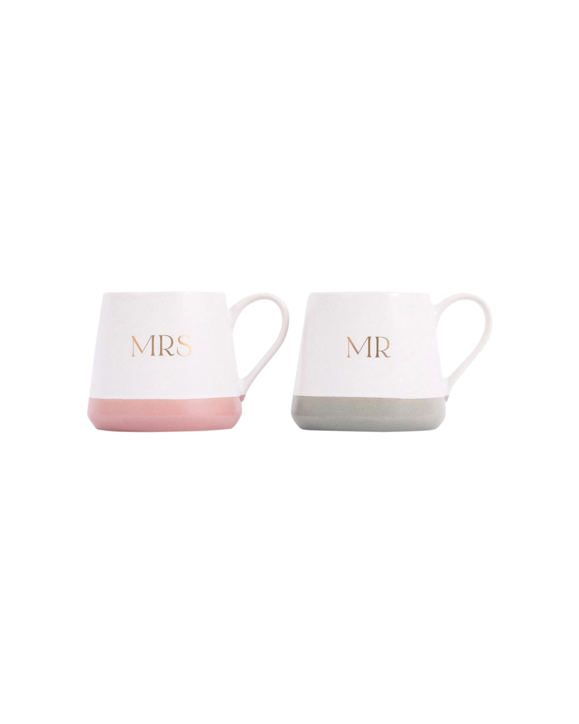 4 2pc Splosh Wedding Mr & Mrs 440ml Ceramic Mug Set W/ Handles Drinkware
 - Multi, 4 of 9