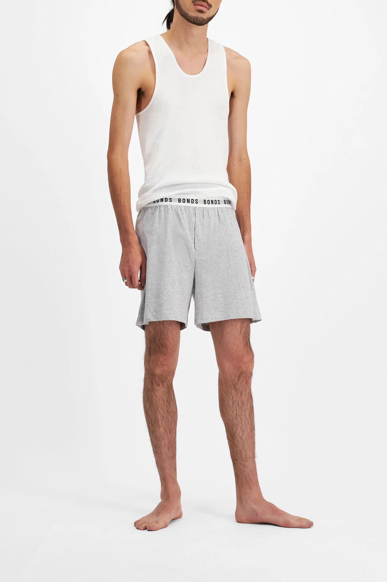 2 Bonds Sleep Shorts NEW GREY MARLE, 2 of 4