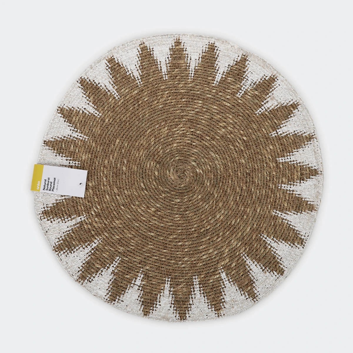 3 Natural Sunburst Round Placemat, 3 of 3