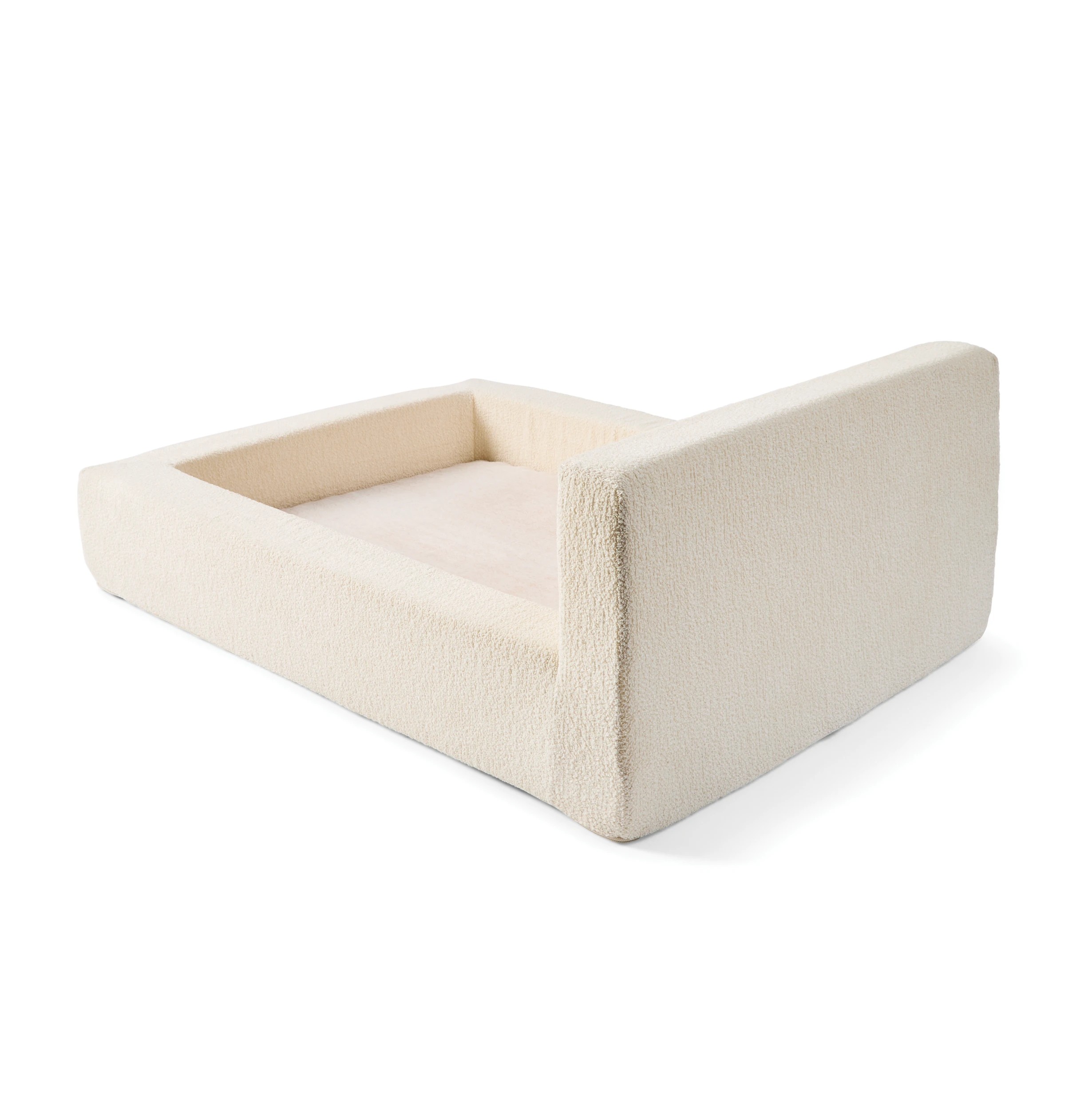 5 Large High Back Bed - Beige, 5 of 9