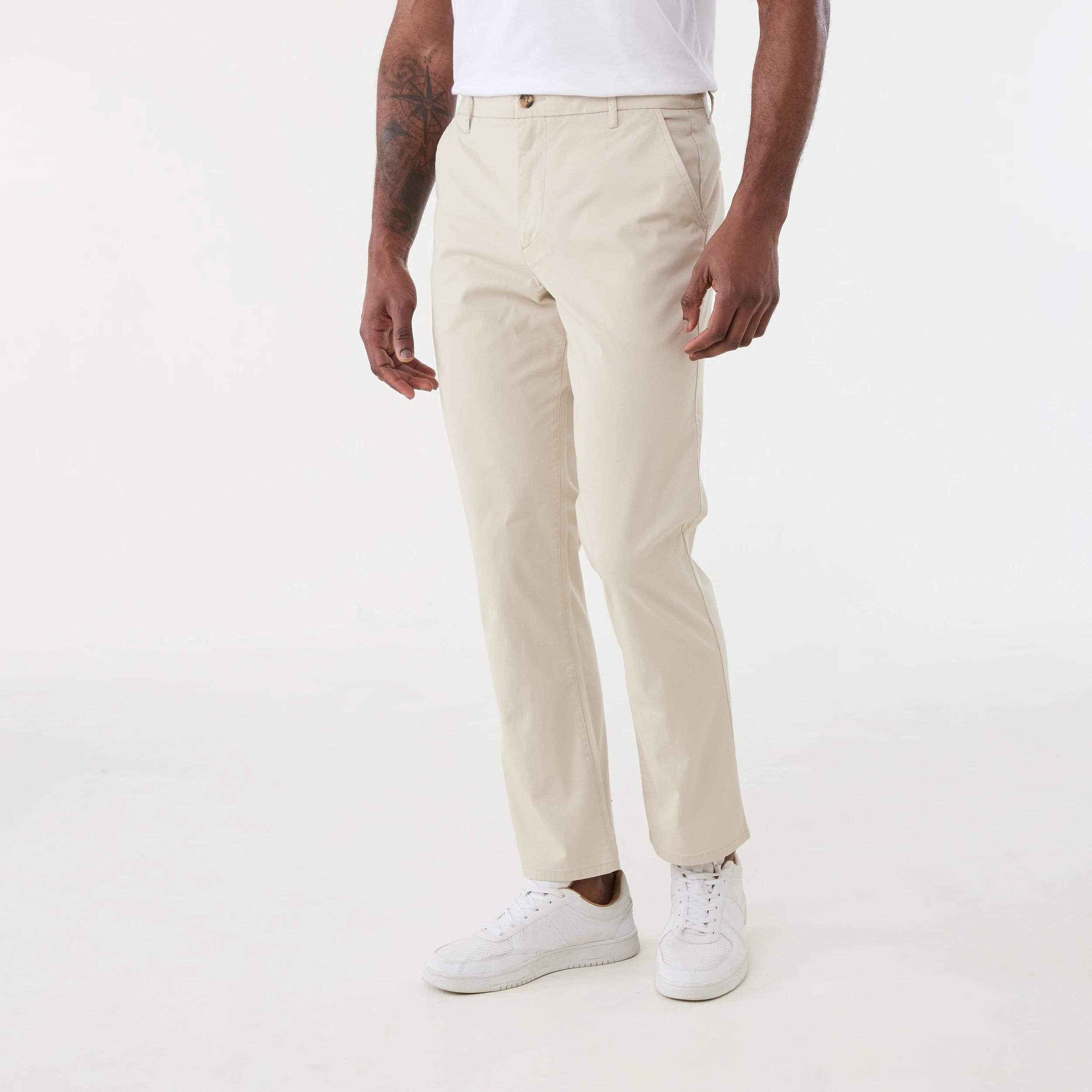 2 Straight Casual Chino Pants NEUTRAL, 2 of 5