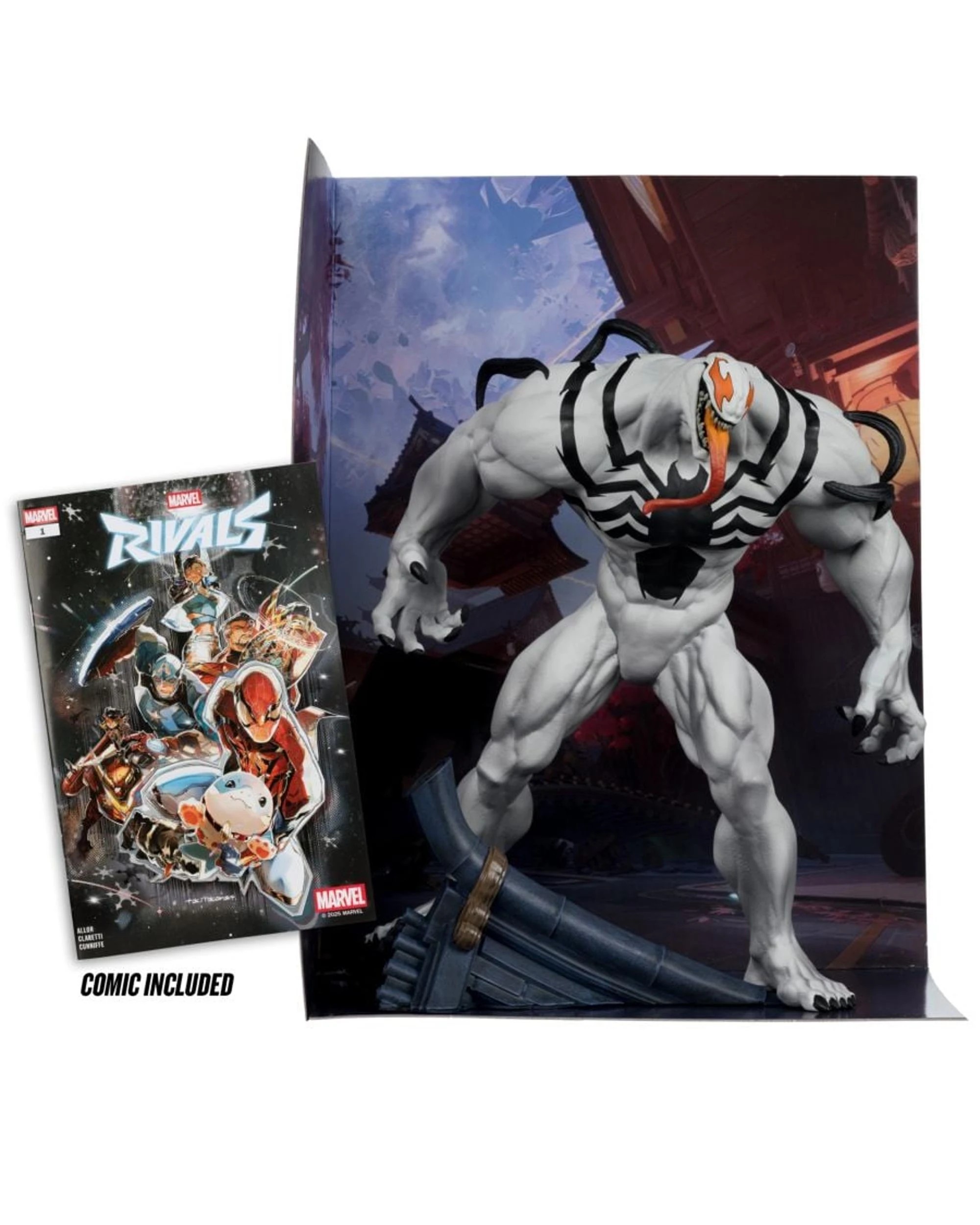 5 McFarlane Gamerverse Marvel Rivals Venom Anti Venom Red Platinum Version 1:6 Scale Figure, 5 of 8
