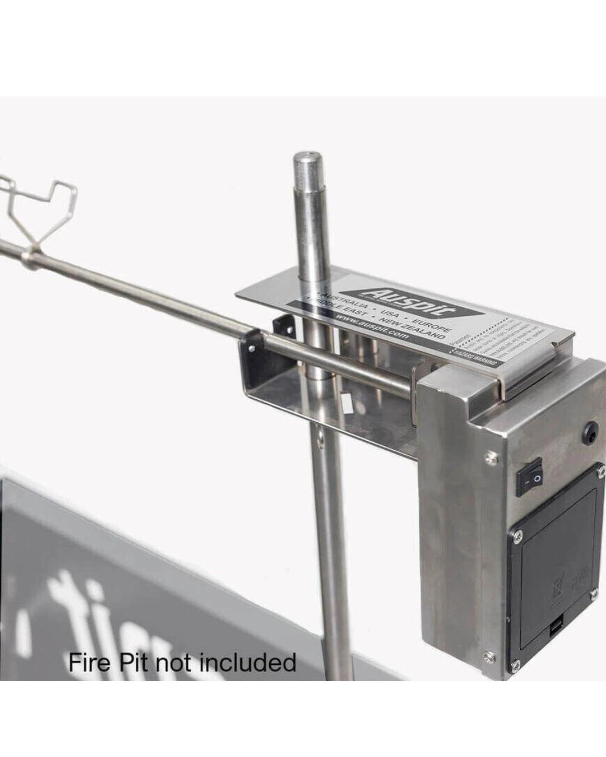 4 Auspit Stainless Steel Camping Spit Rotisserie BBQ, 4 of 10