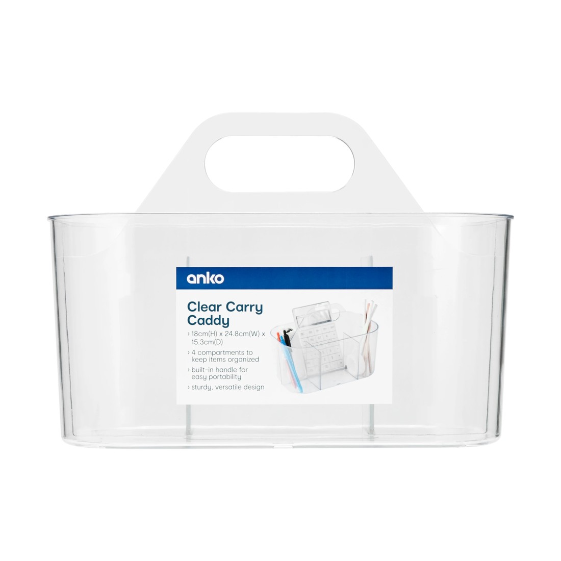 6 Clear Carry Caddy, 6 of 6