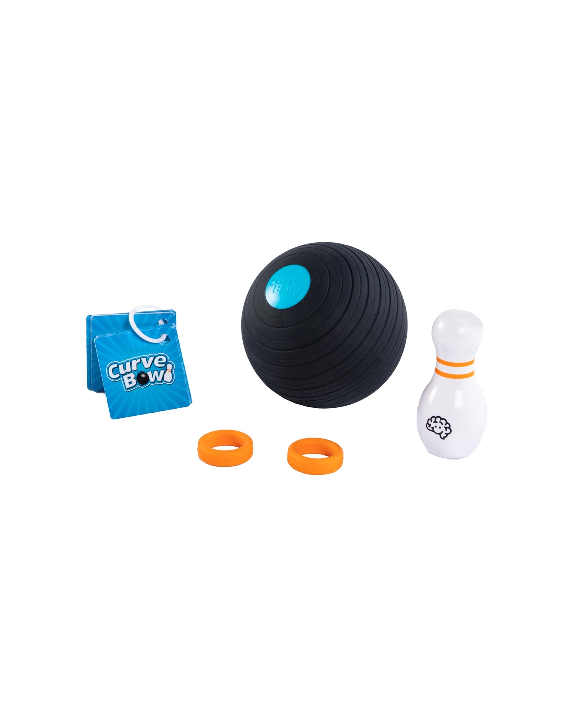 1 Fat Brain Toy Co. Curve Bowl Kids Game Rolling Weighted Ball Obstacles Pin - Multi, 1 of 8