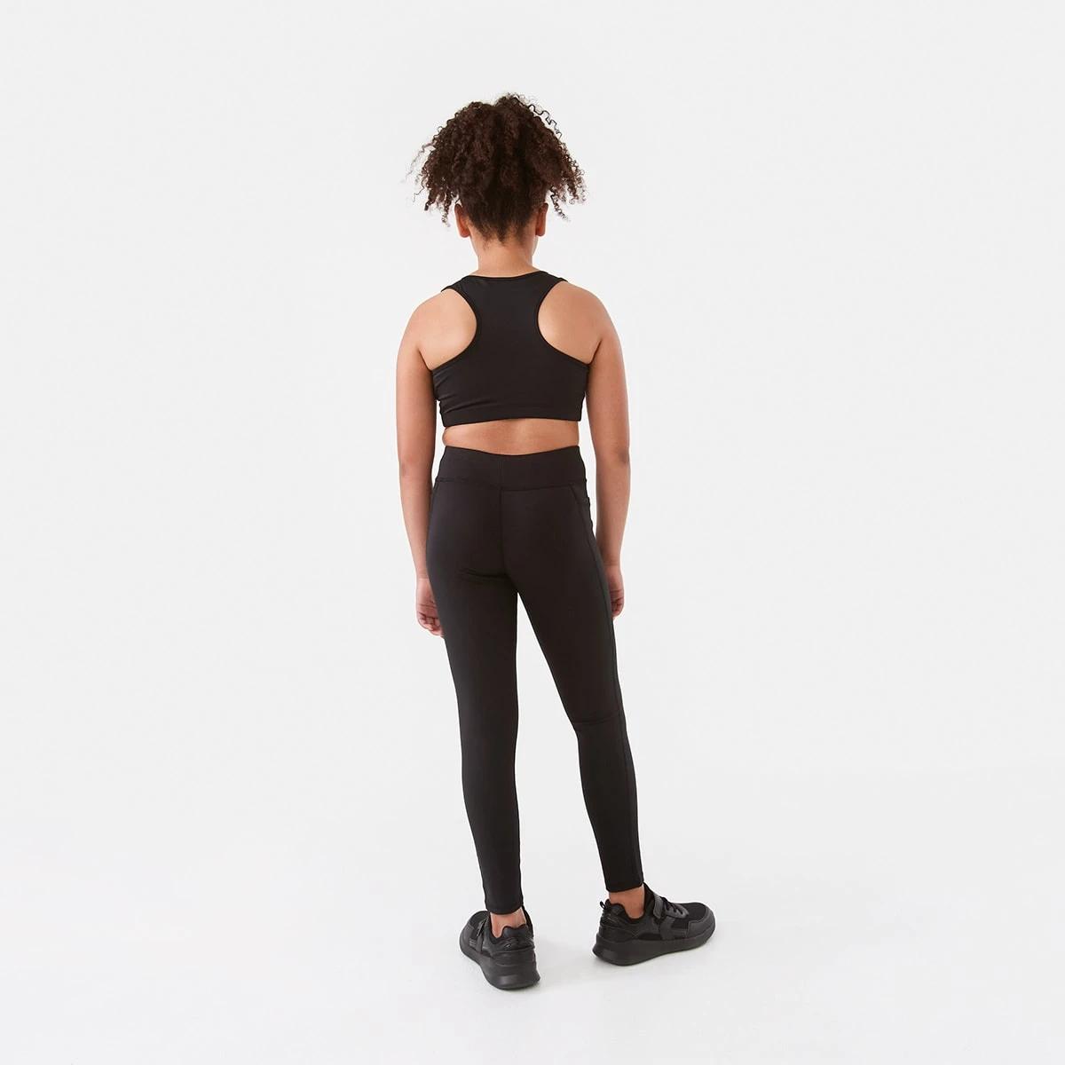 7 Active Kids Full Length Training Leggings BLACK, 7 of 9