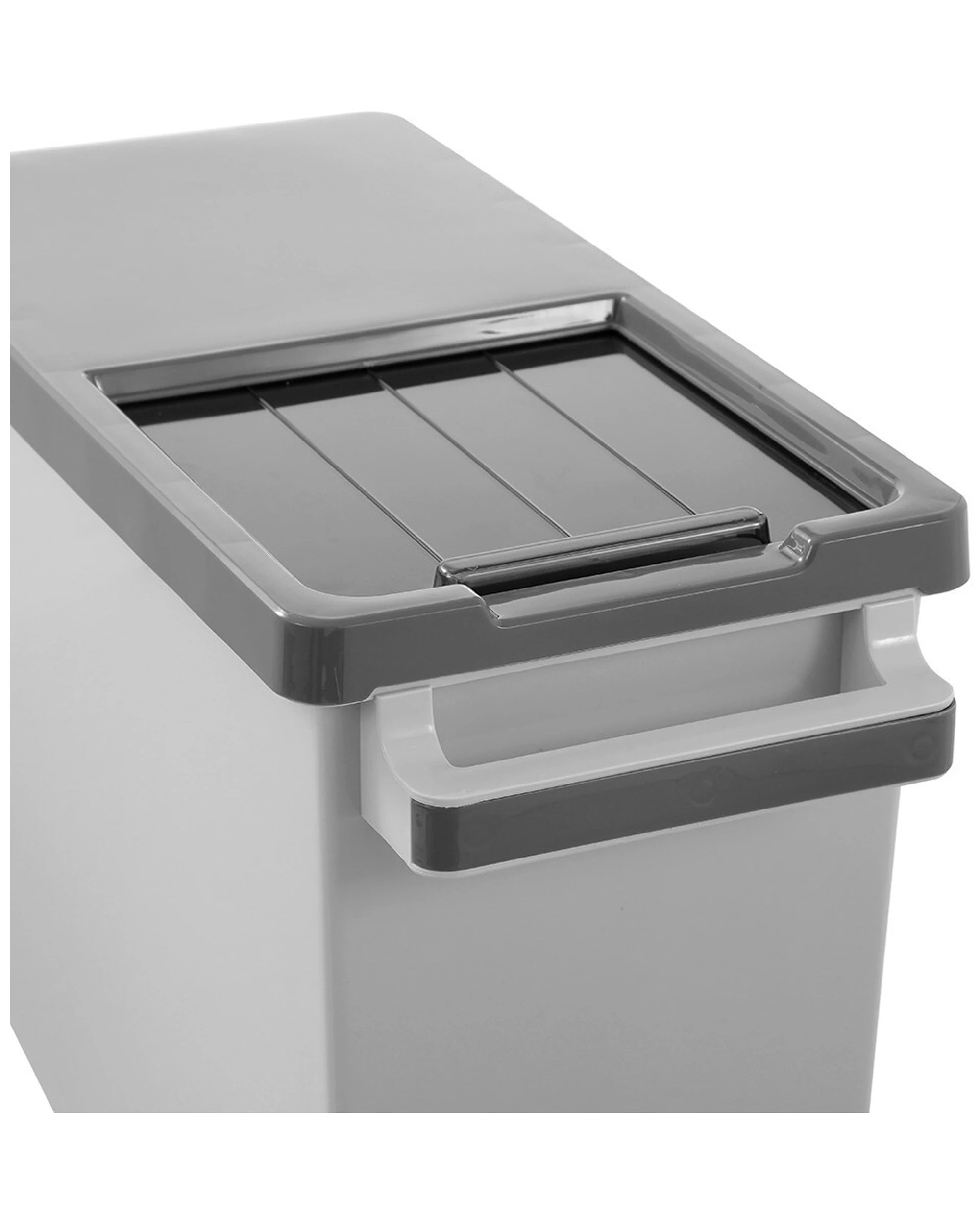 5 Paws & Claws 44x30.5cm Pet Dry Food Storer 20l Bin Storage Container W/ Lid
 - Grey, 5 of 7