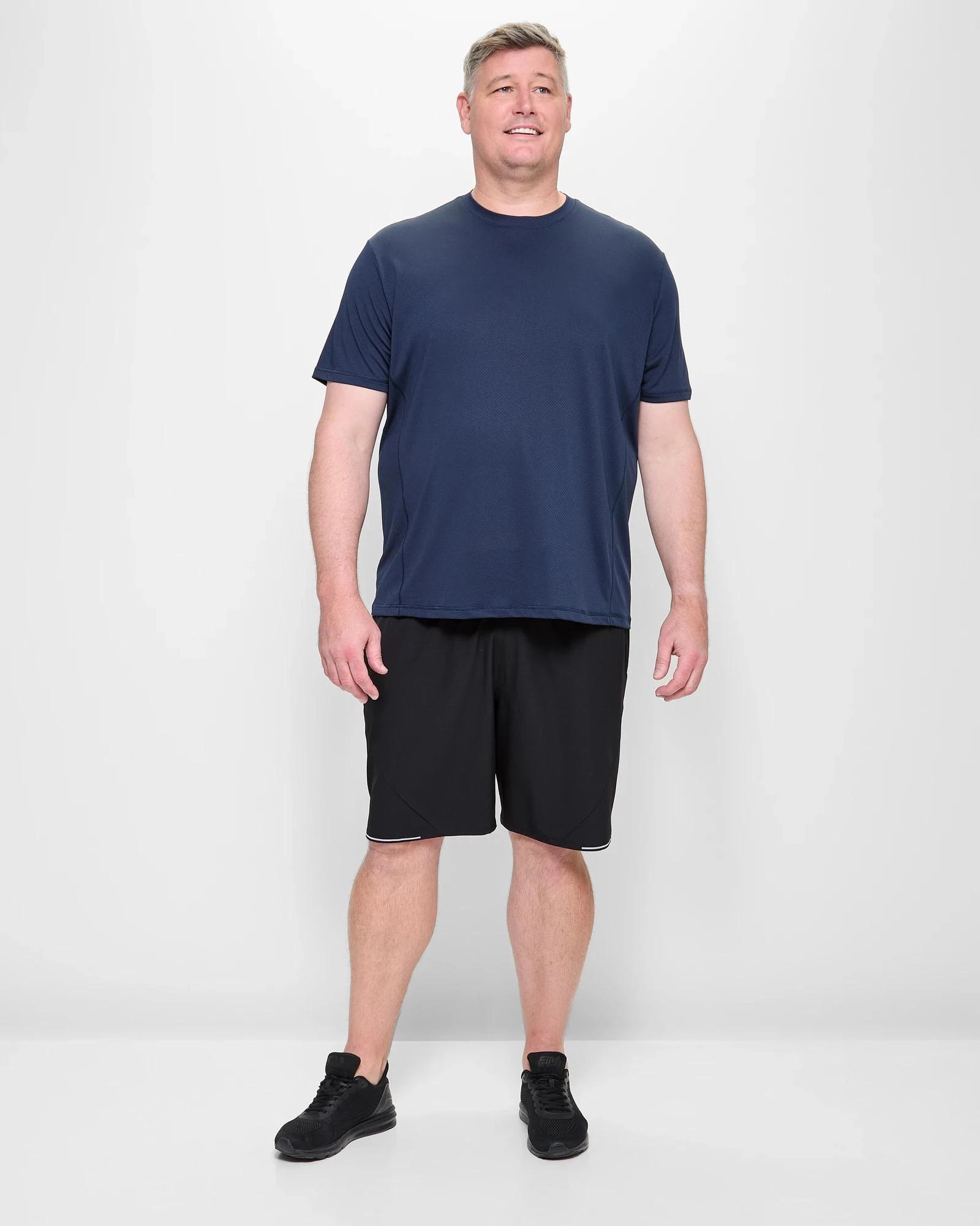 2 Target Plus Size Active Training T-Shirt NAVY BLUE, 2 of 5