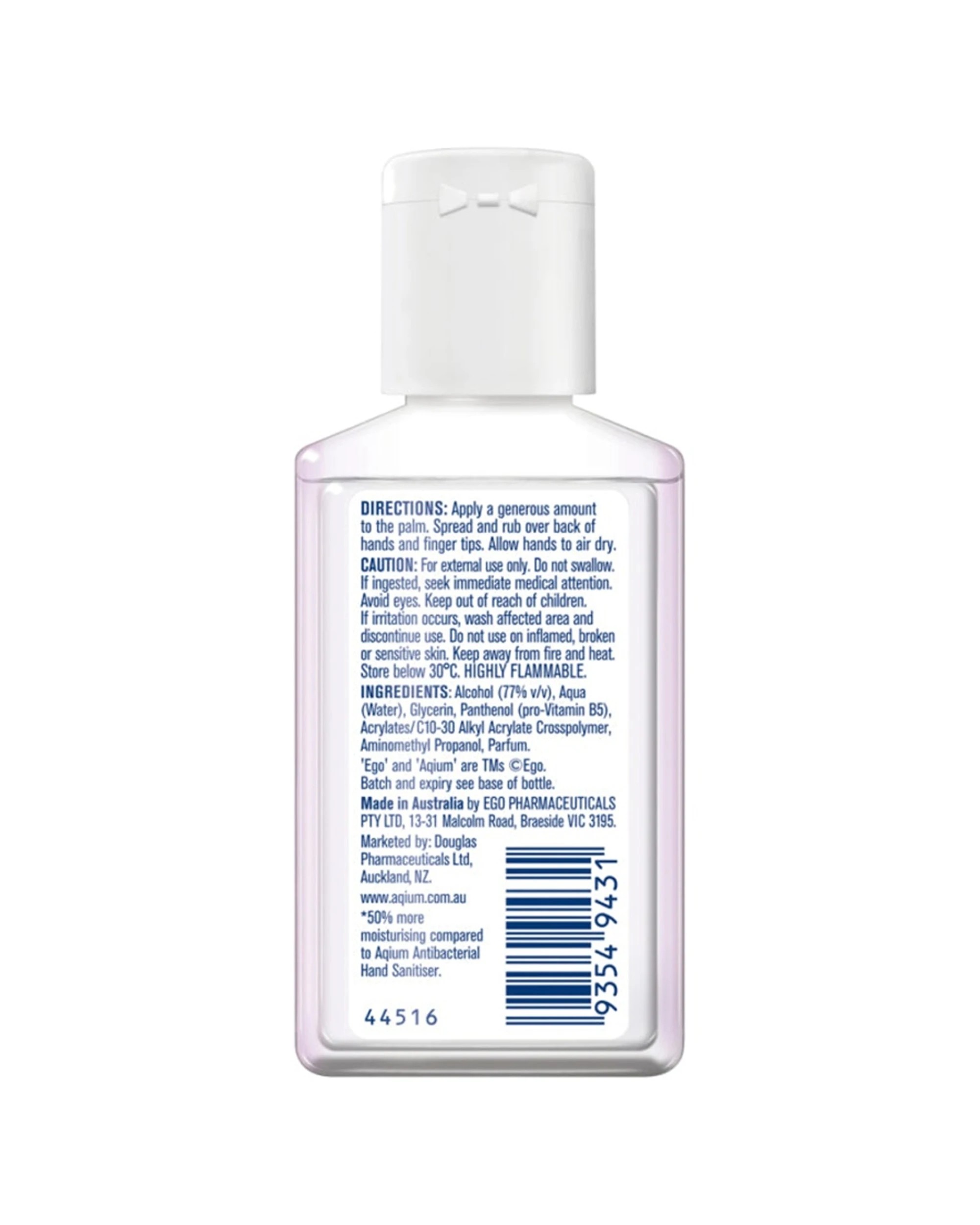 2 Ego Aqium Ultra Antibacterial Hand Sanitiser 60ml, 2 of 2