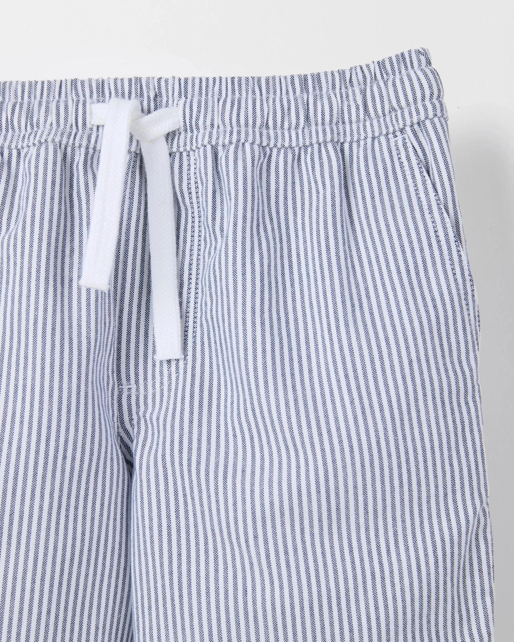3 Target Textured Stripe Shorts BLUE, 3 of 7