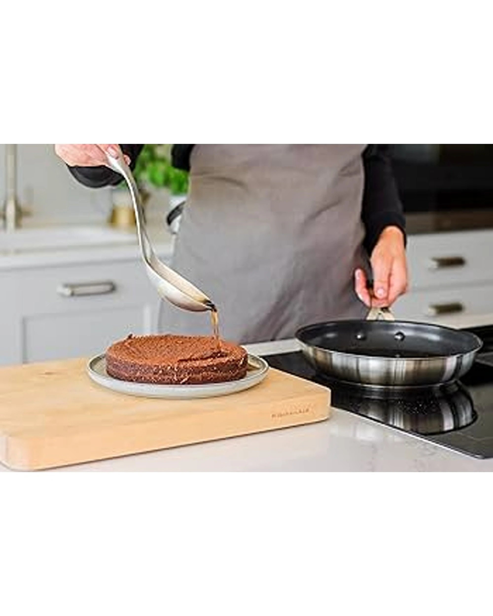 3 KitchenAid Premium Basting Spoon Stainless Steel Ergonomic Handle Dishwasher Safe - Silver, 3 of 4