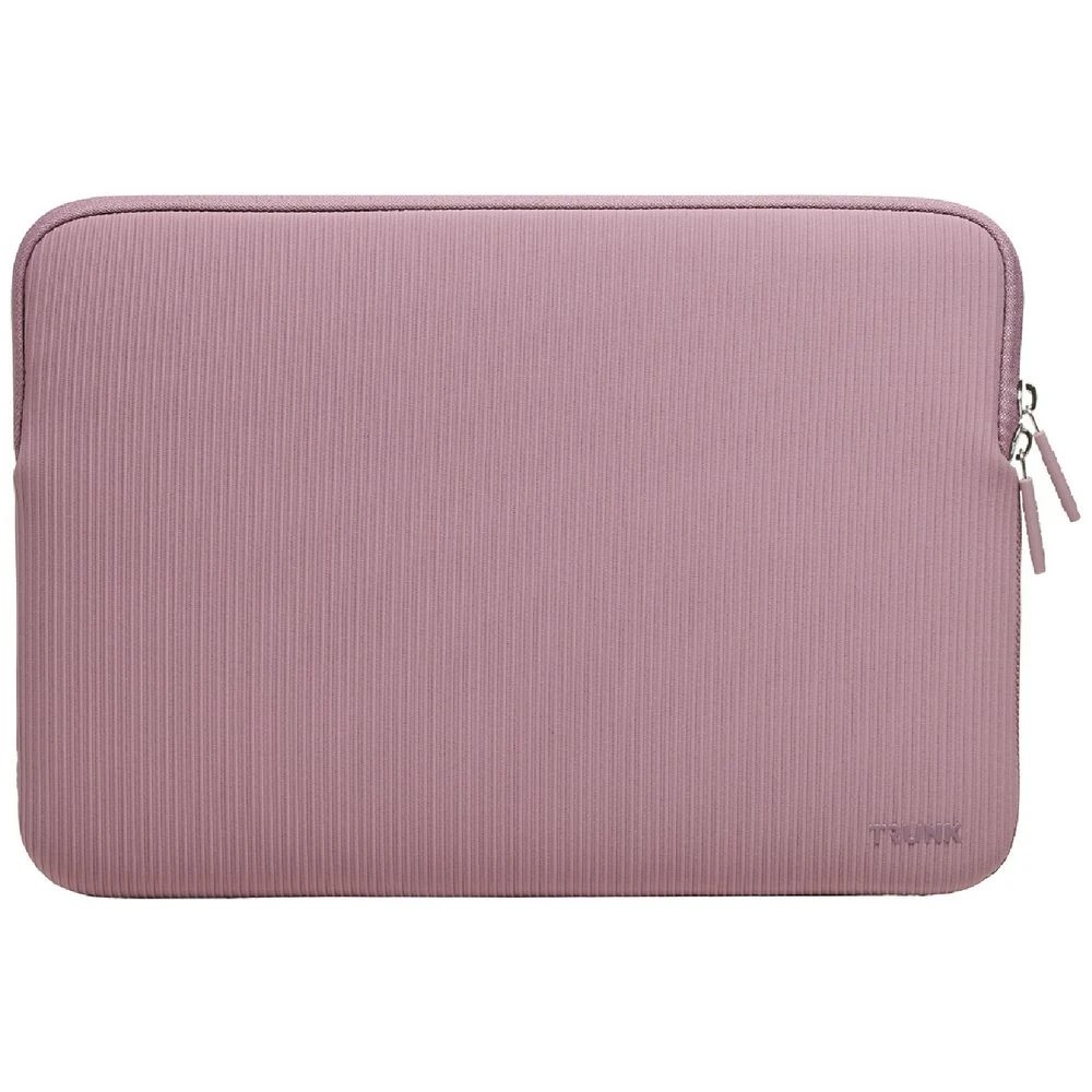 3 Trunk 13" Ribbed Velvet Laptop Sleeve Warm Rose, 3 of 3