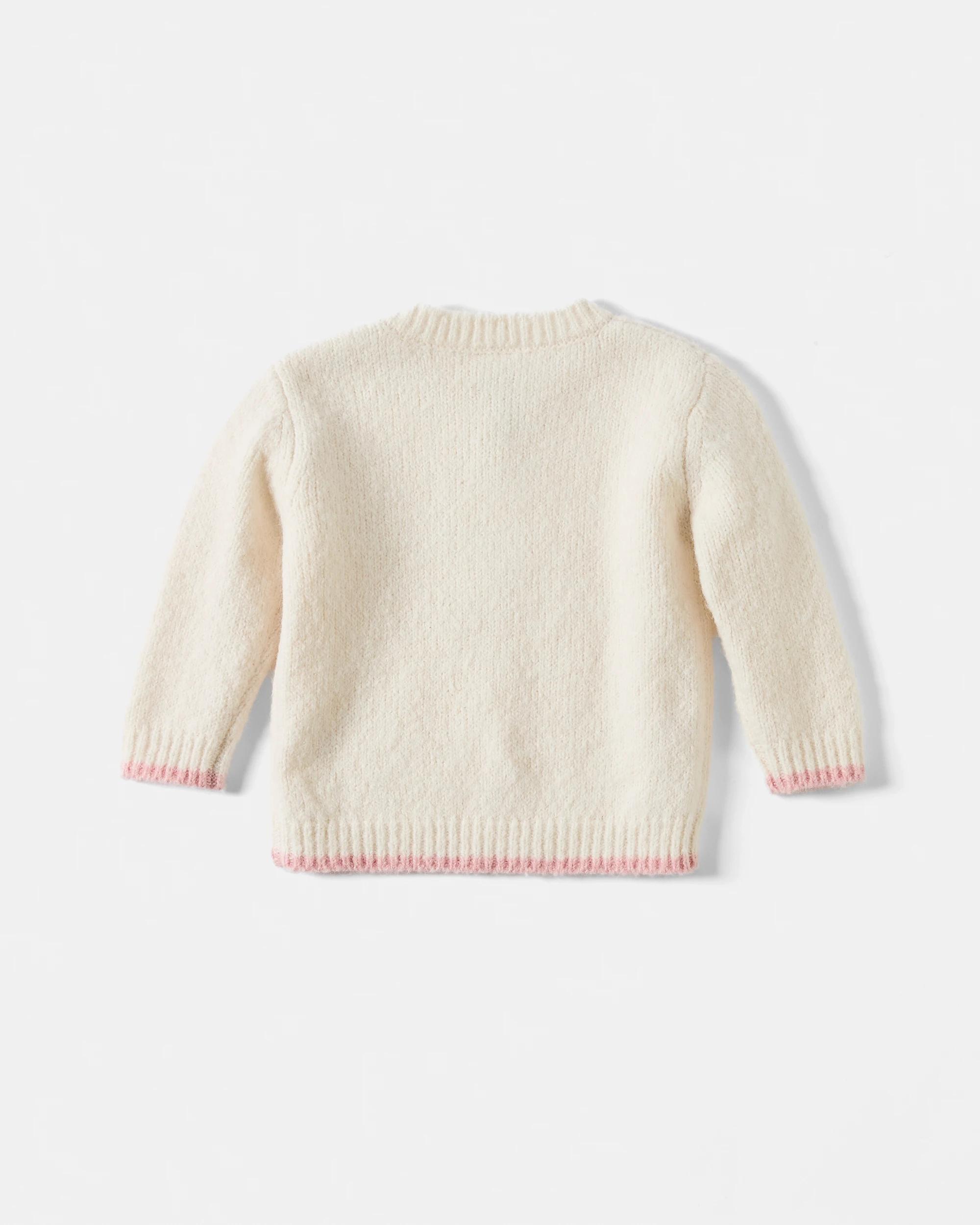 2 Applique Knit Top Wht Egret, 2 of 3