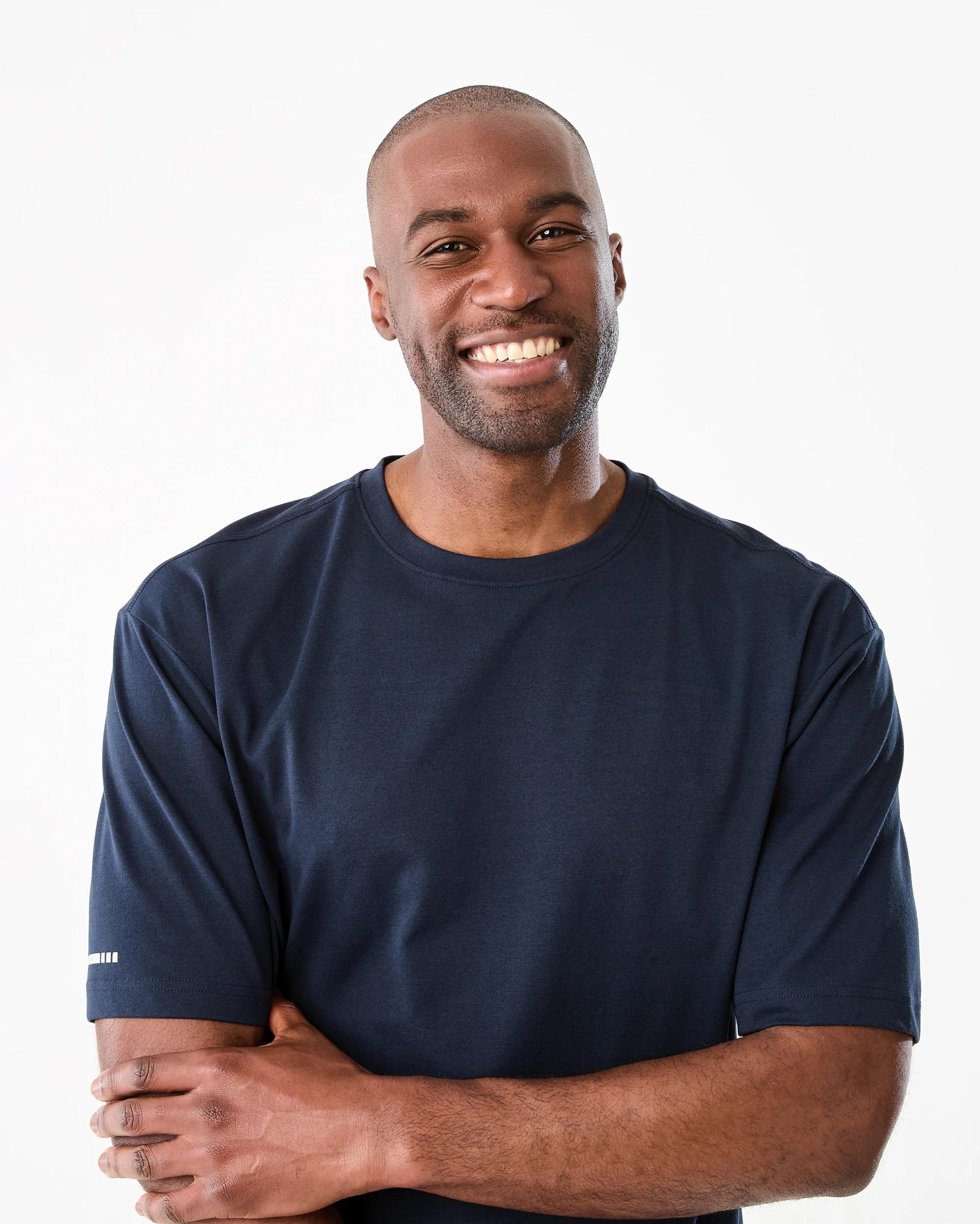 4 Active Mens Oversized Training T-shirt SHADE NAVY, 4 of 8