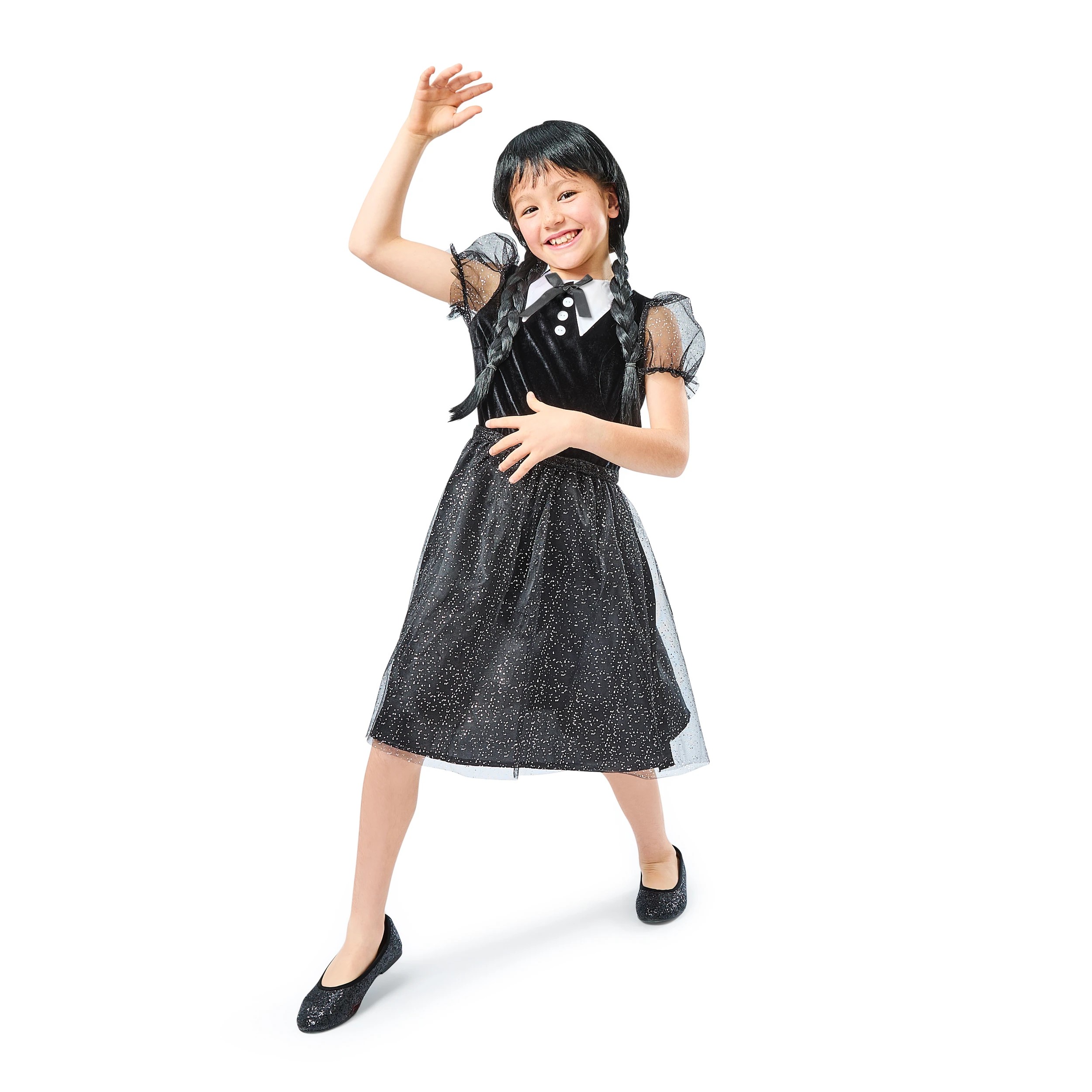 1 2 Piece Horror Girl with Wig Costume - Ages 8+, 1 of 10