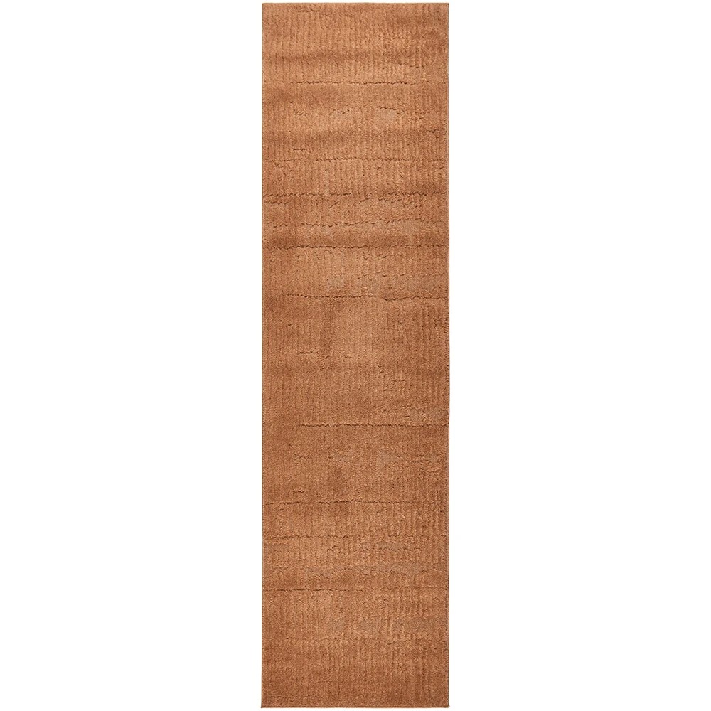 2 Common Ground Rugs Sanctuary Aliya 400x80cm - Large Runner Power Loomed Rug - Brown, 2 of 7