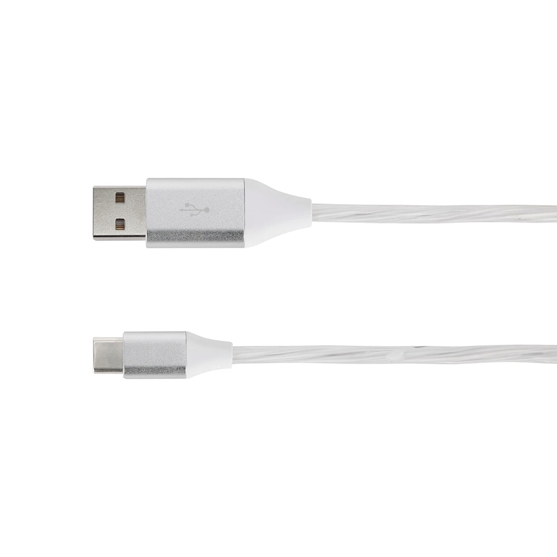 2 USB-A to USB-C 1m Cable with Light - Multi, 2 of 5