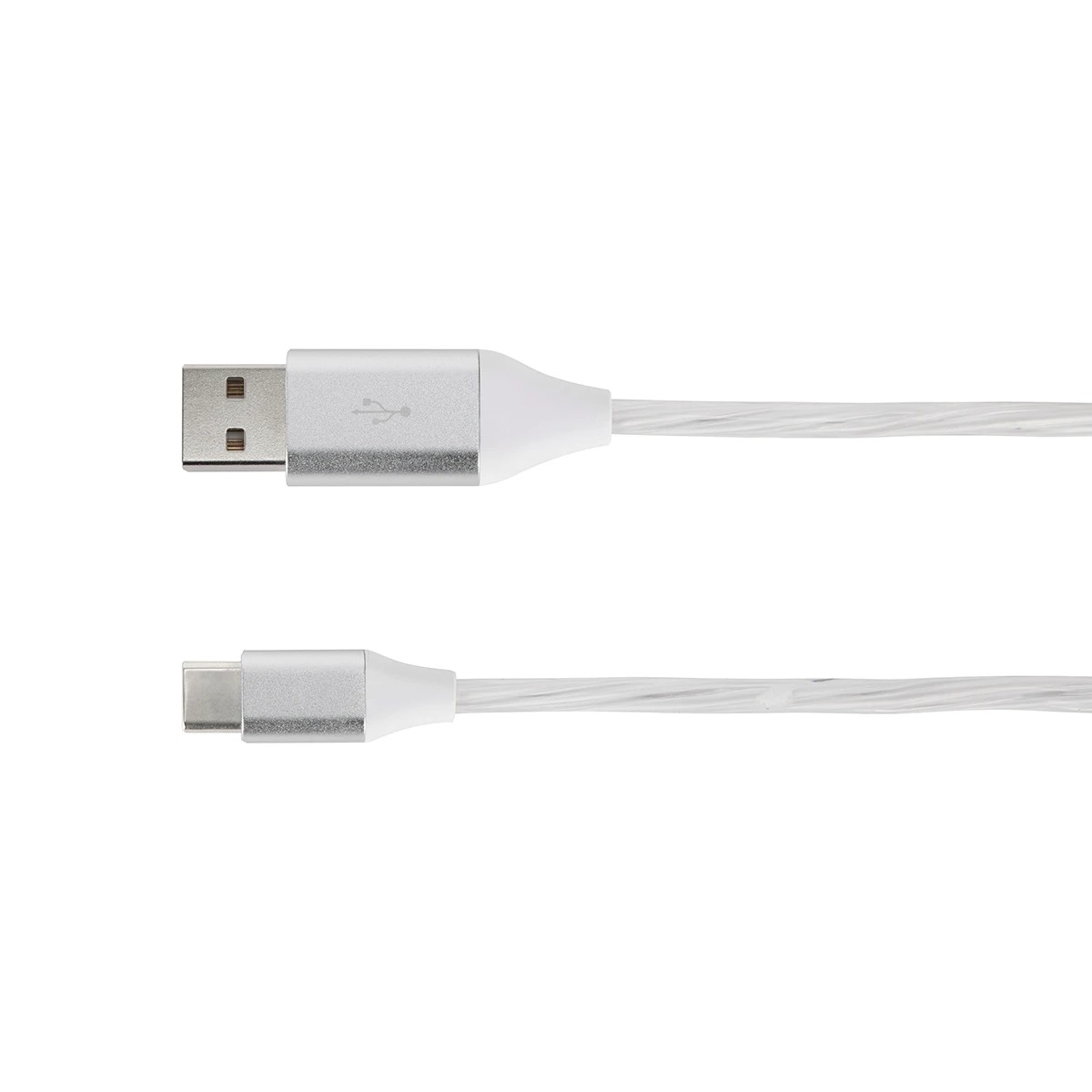 2 USB-A to USB-C 1m Cable with Light - Multi, 2 of 5