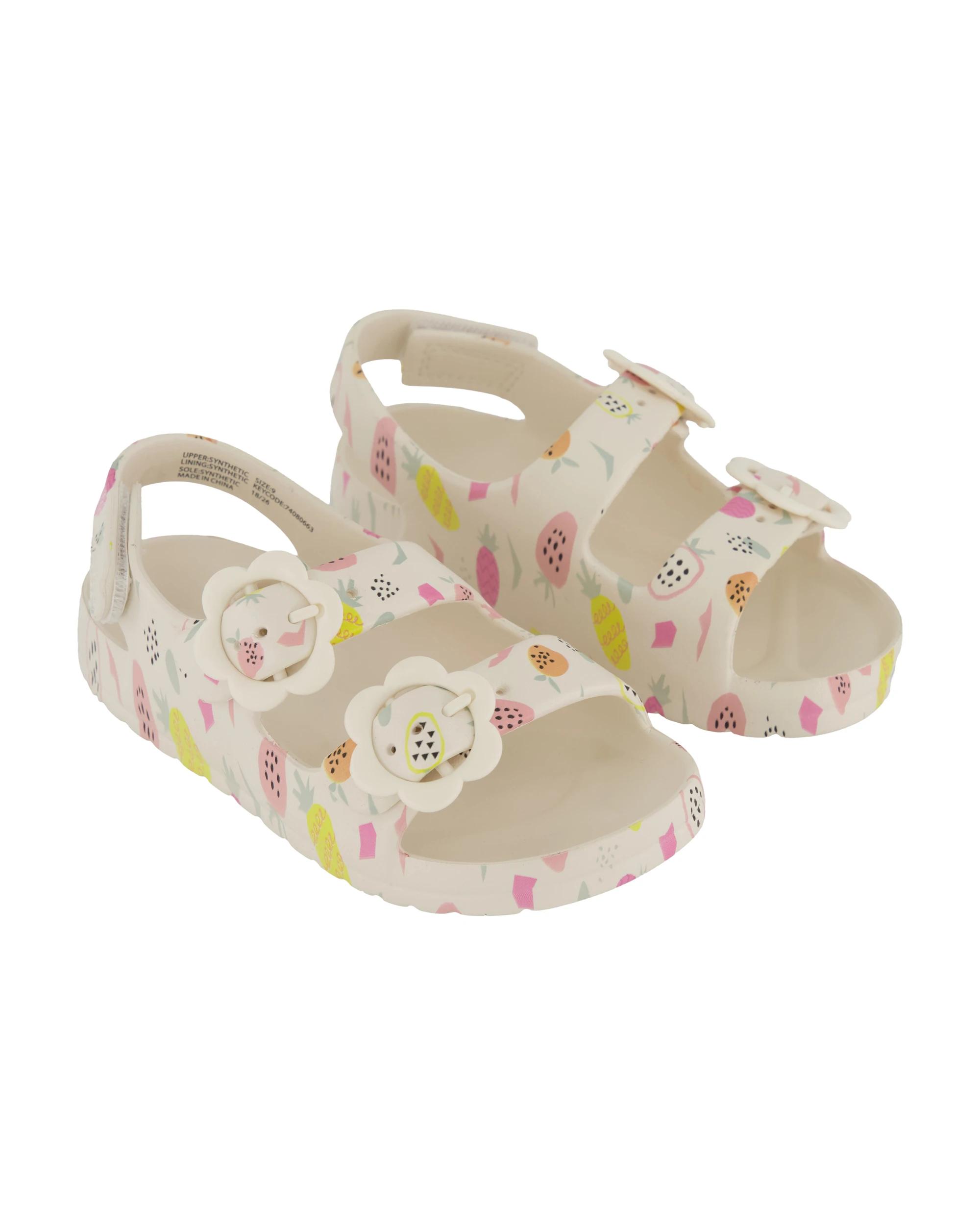 2 Junior Double Strap Slides Fruit, 2 of 4