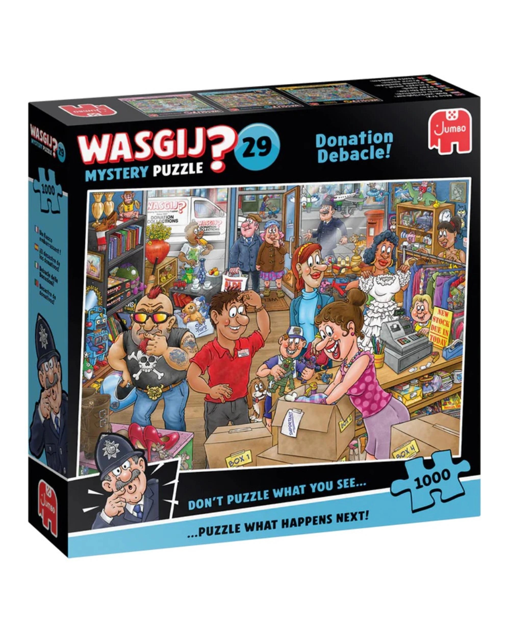 2 Holdson Wasgij Mystery #29 Donation Debacle 1000 Piece Jigsaw Puzzle, 2 of 3