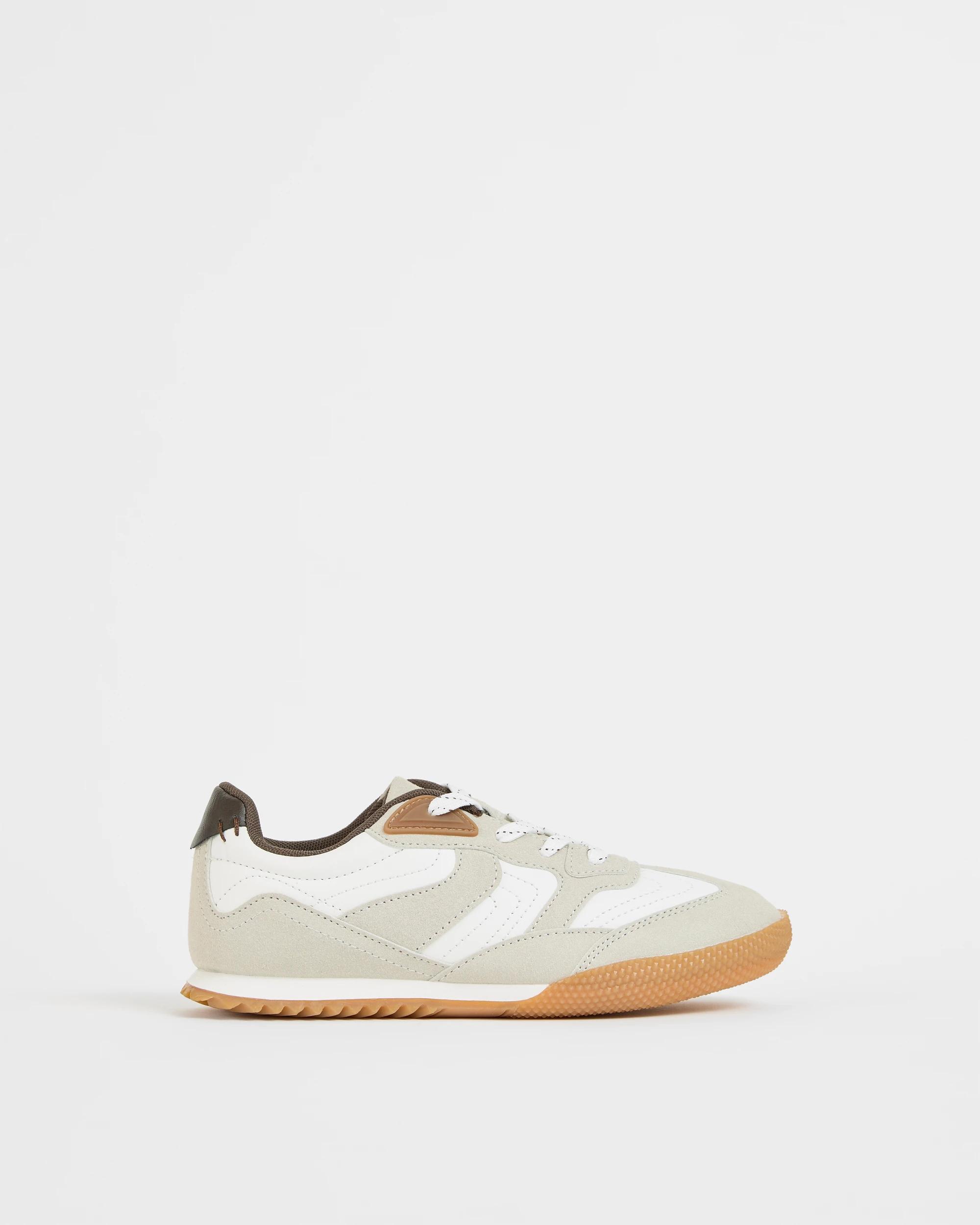 1 Target Youth Folded Tongue Sneakers WHITE, 1 of 3
