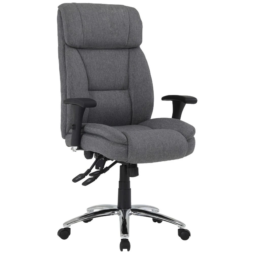 1 Washington Ergonomic Chair Grey Fabric, 1 of 10