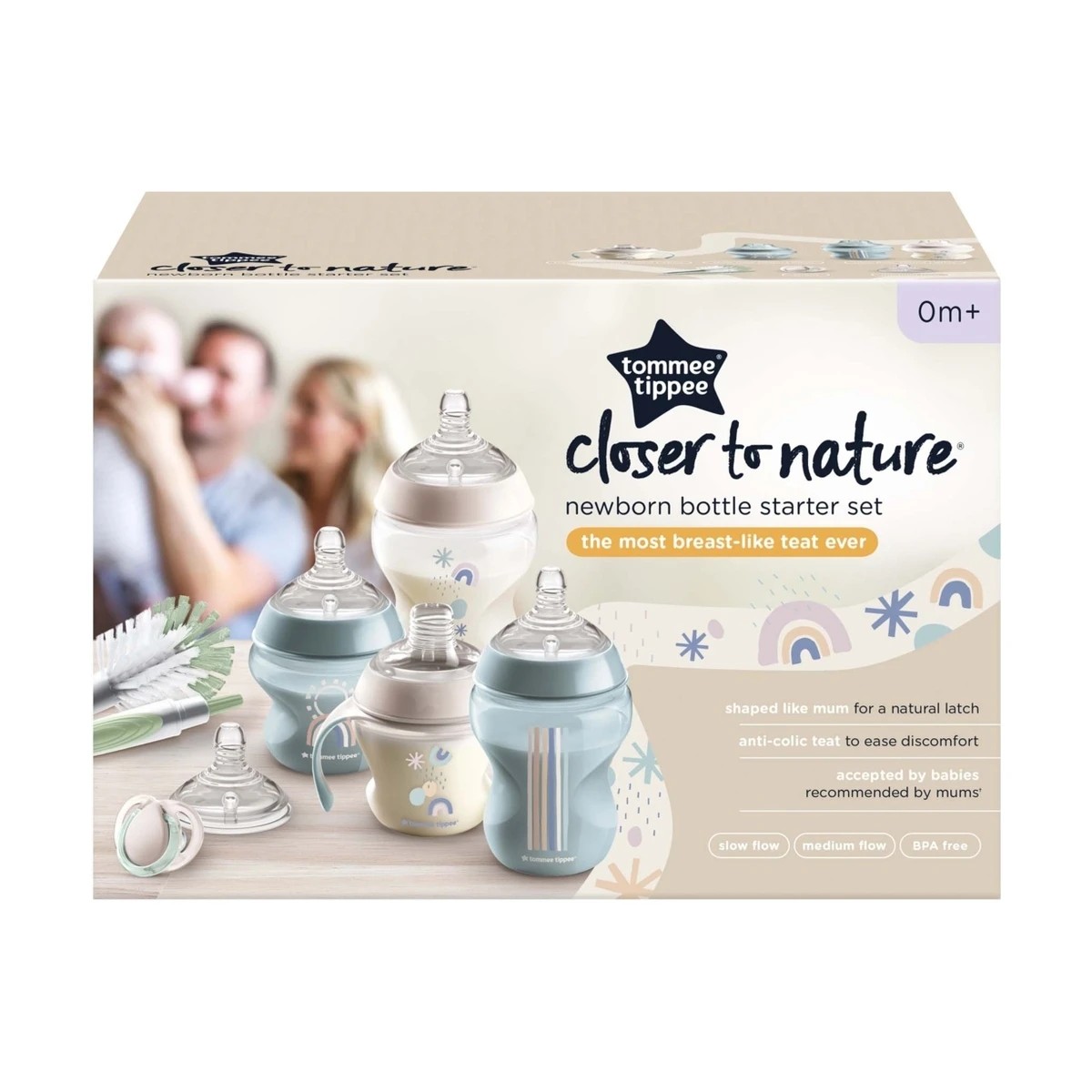 1 Tommee Tippee Closer to Nature Newborn Bottle Starter Set, 1 of 7