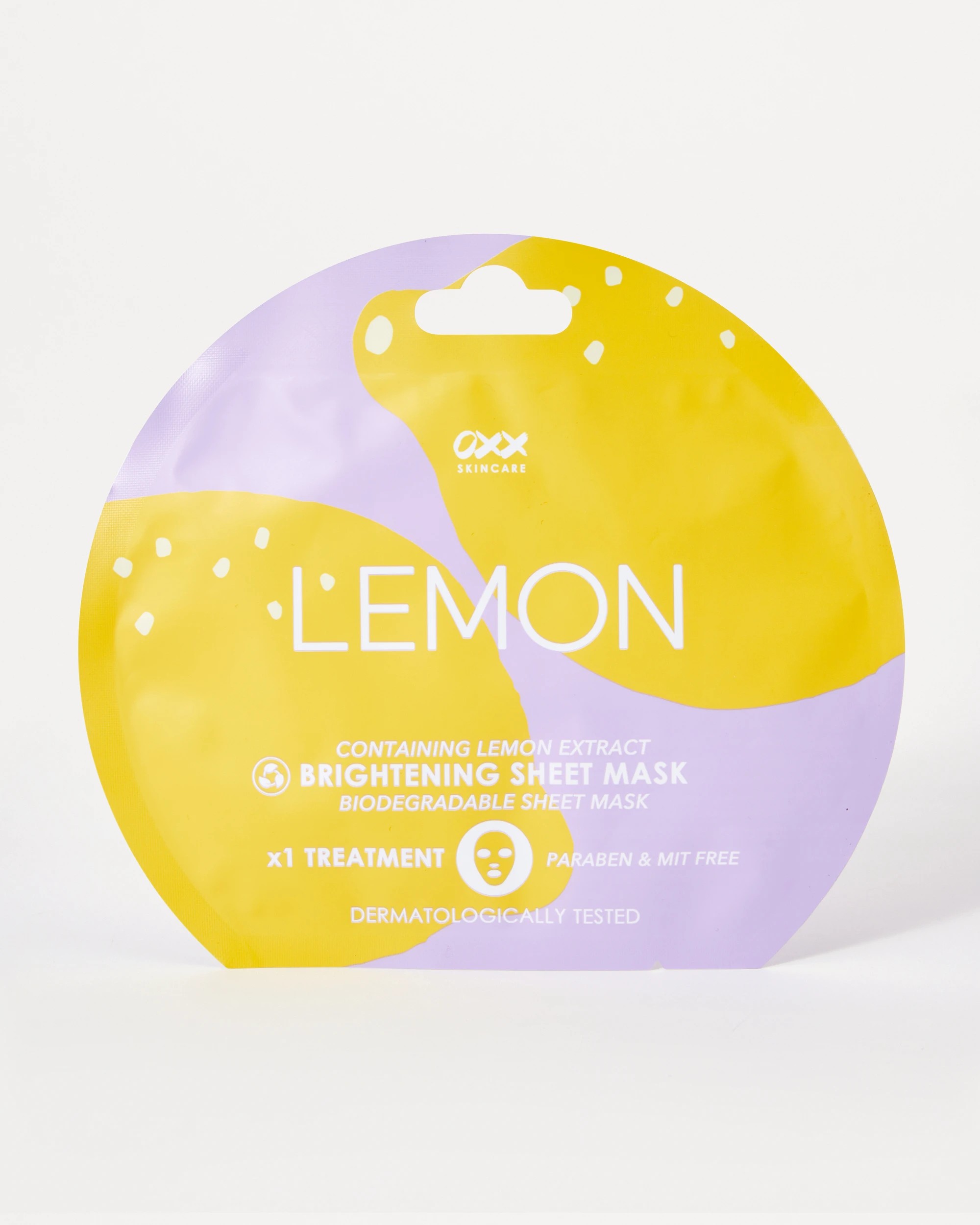 1 OXX Skincare Lemon Brightening Sheet Mask - Lemon, 1 of 2