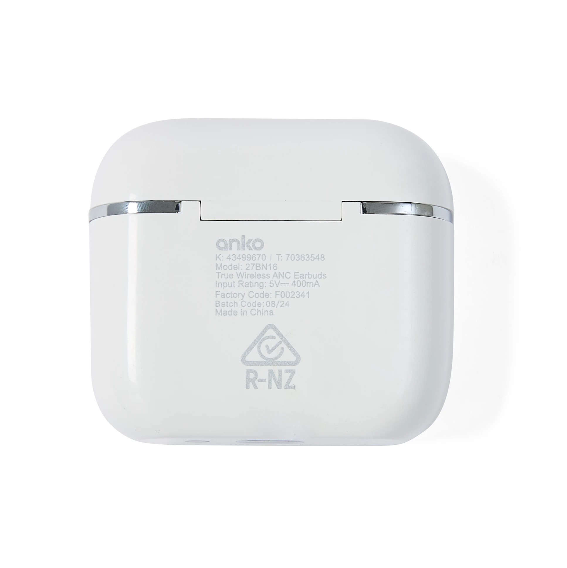 5 True Wireless ANC Earbuds with LCD - White, 5 of 8