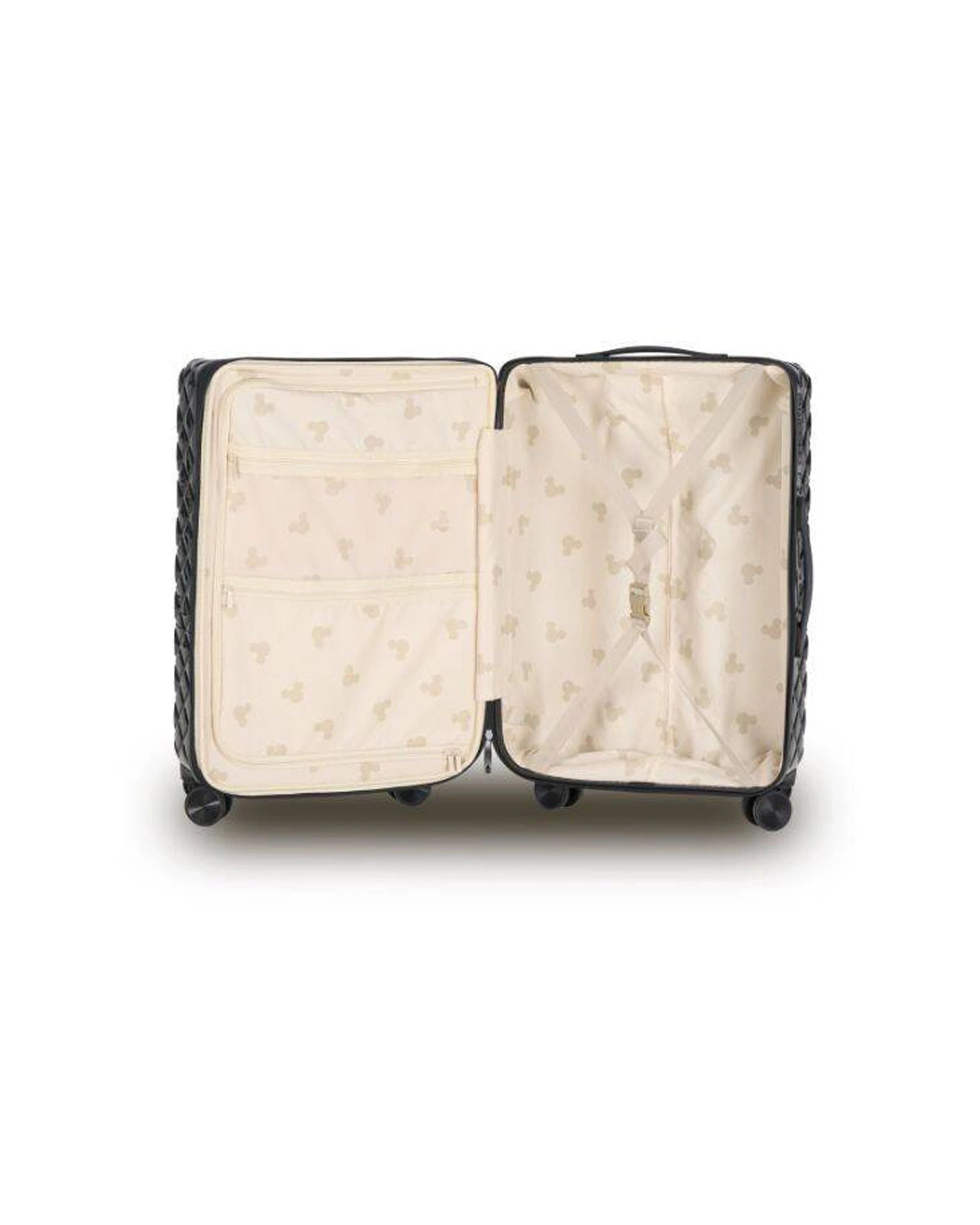 3 Disney Mickey 54Cm Suitcase Luggage Trolley Case Lightweight Durable Hard - Black, 3 of 4