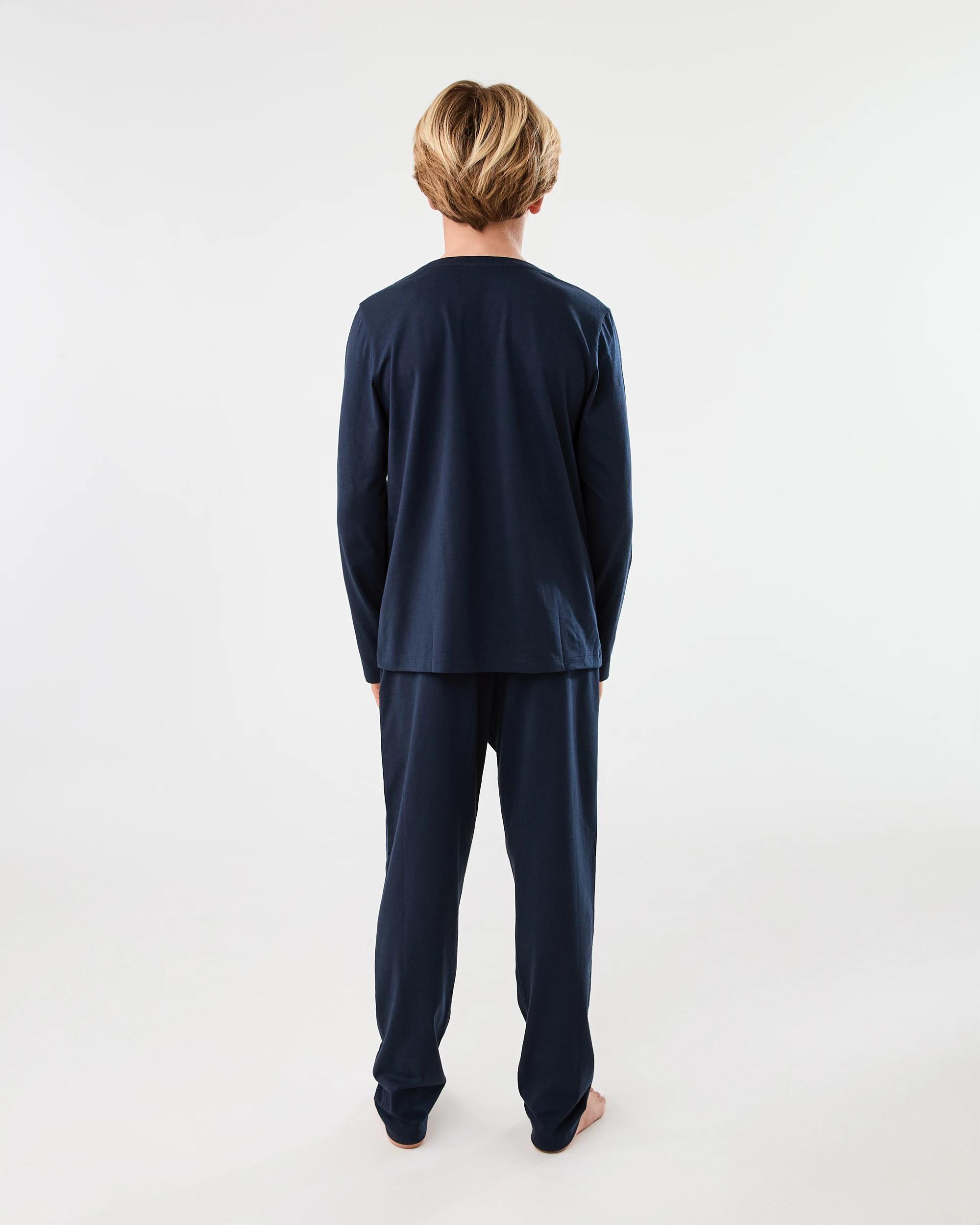 2 Knit Pyjama Set Nvy Ny, 2 of 8