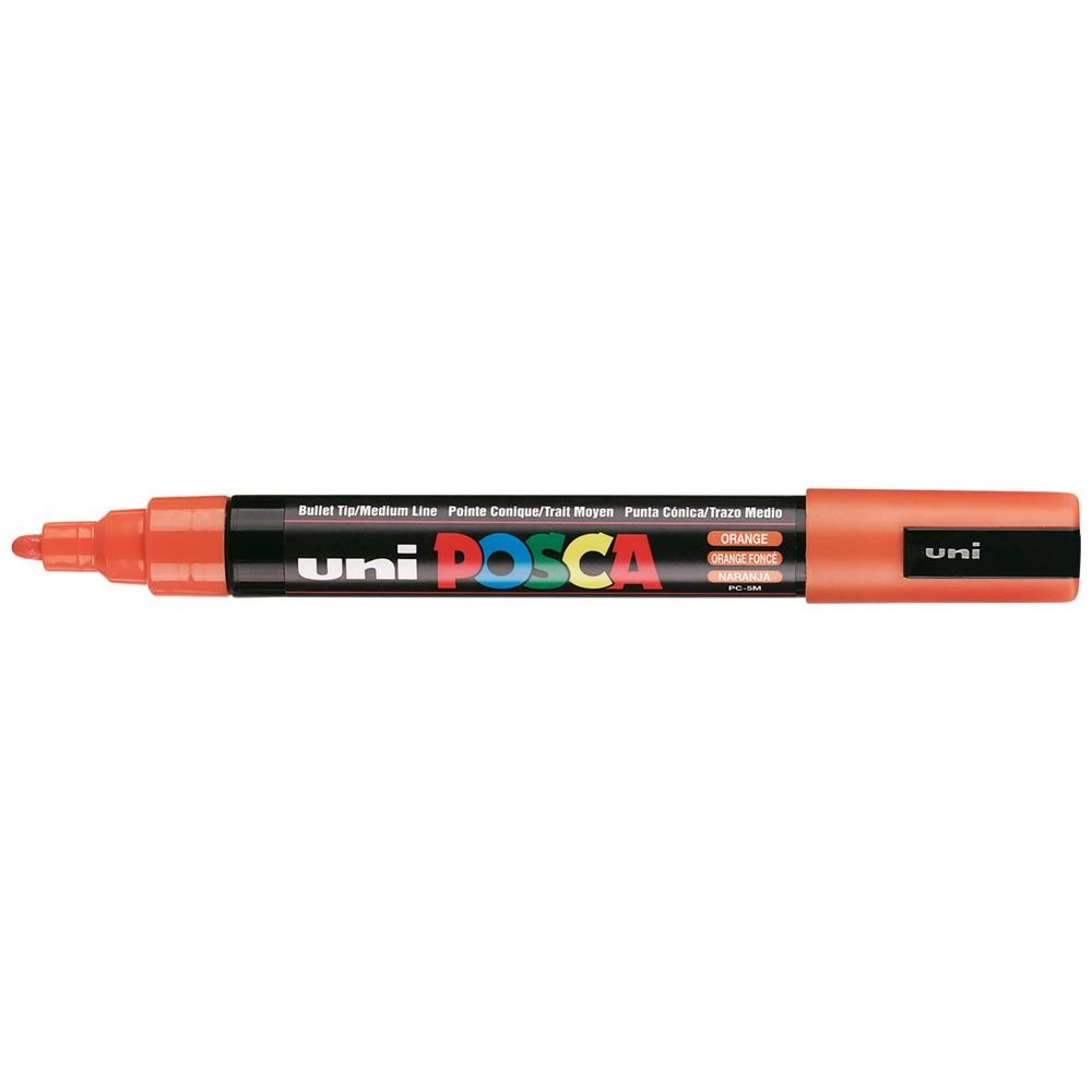 1 POSCA PC 5M Paint Marker Orange, 1 of 9