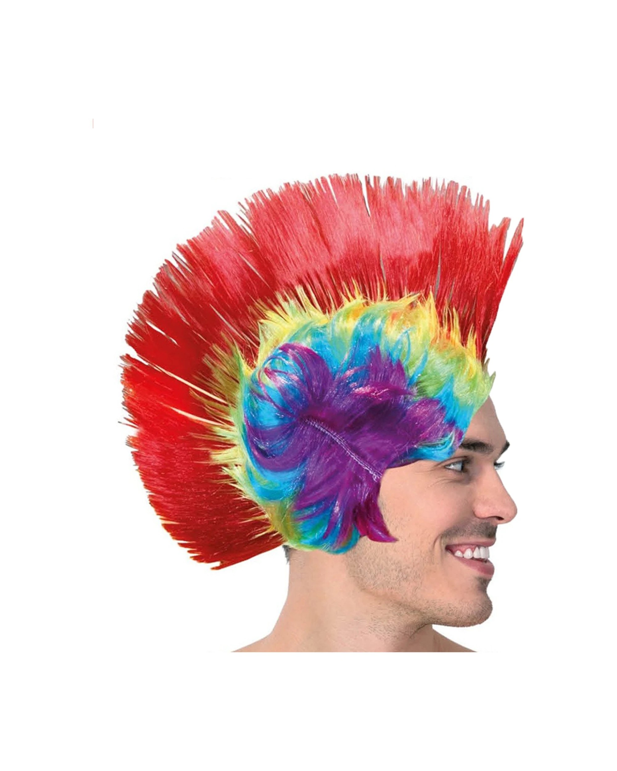 1 JD Party Mohawk Synthetic Wig Costume Accessory - Multi, 1 of 1