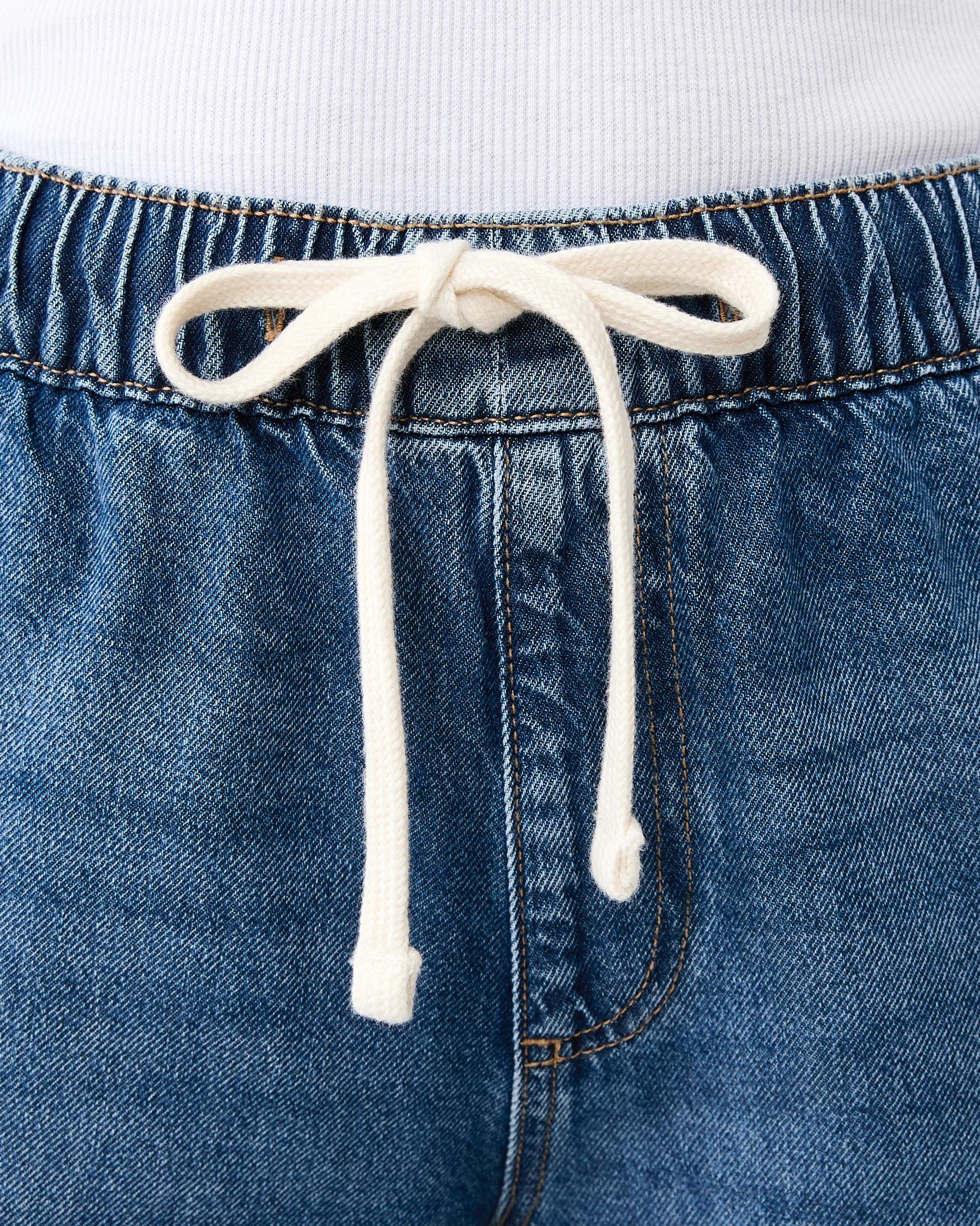 5 Relaxed Barrel Jeans Dark Wash, 5 of 8