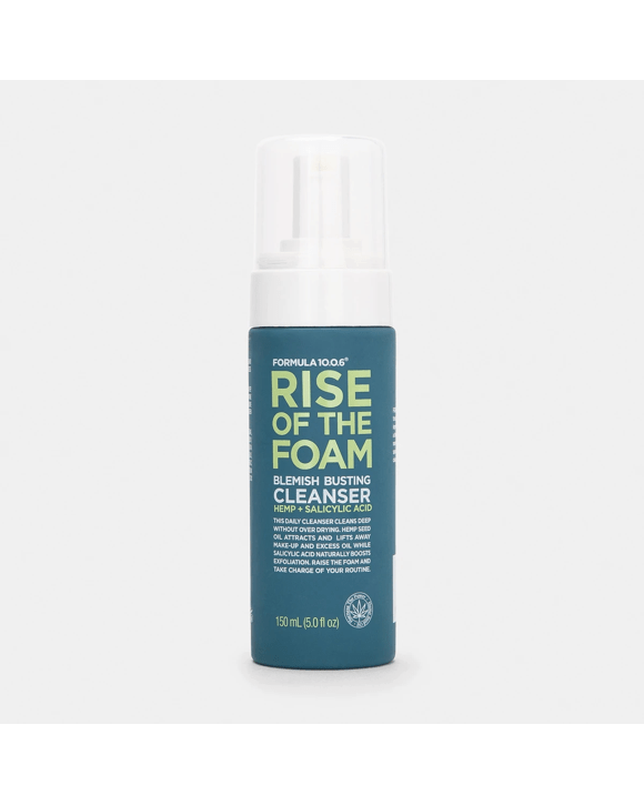 Formula 10.0.6 Rise Of The Foam Blemish Busting Cleanser 150ml - Hemp & Salicylic Acid