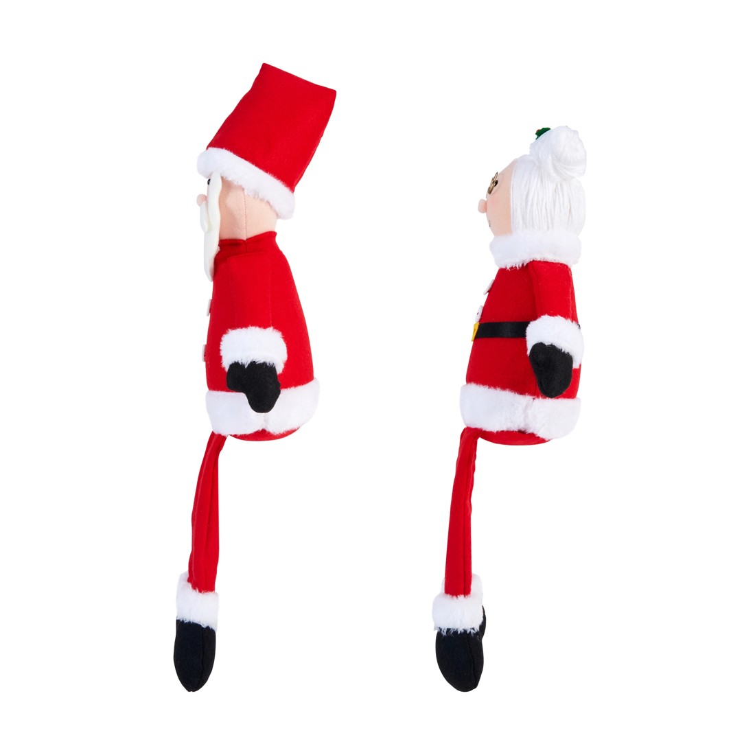 4 Sitting Santa or Mrs. Claus - Assorted, 4 of 6