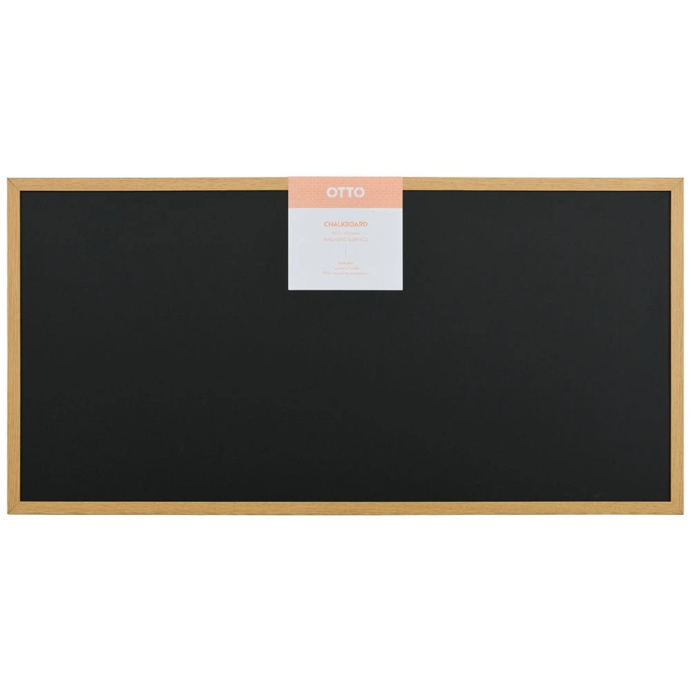 1 Otto Chalkboard Oak Frame 900x450mm, 1 of 8