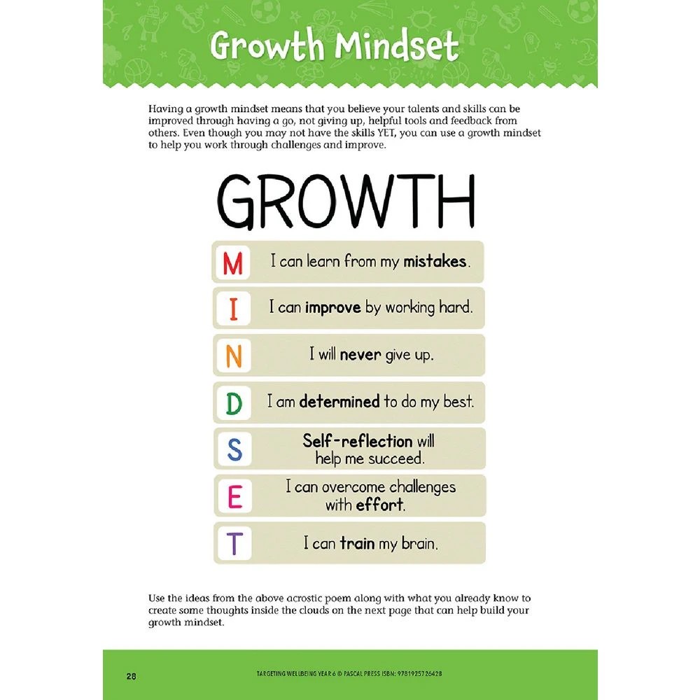 6 Targeting Wellbeing Year 6, 6 of 8