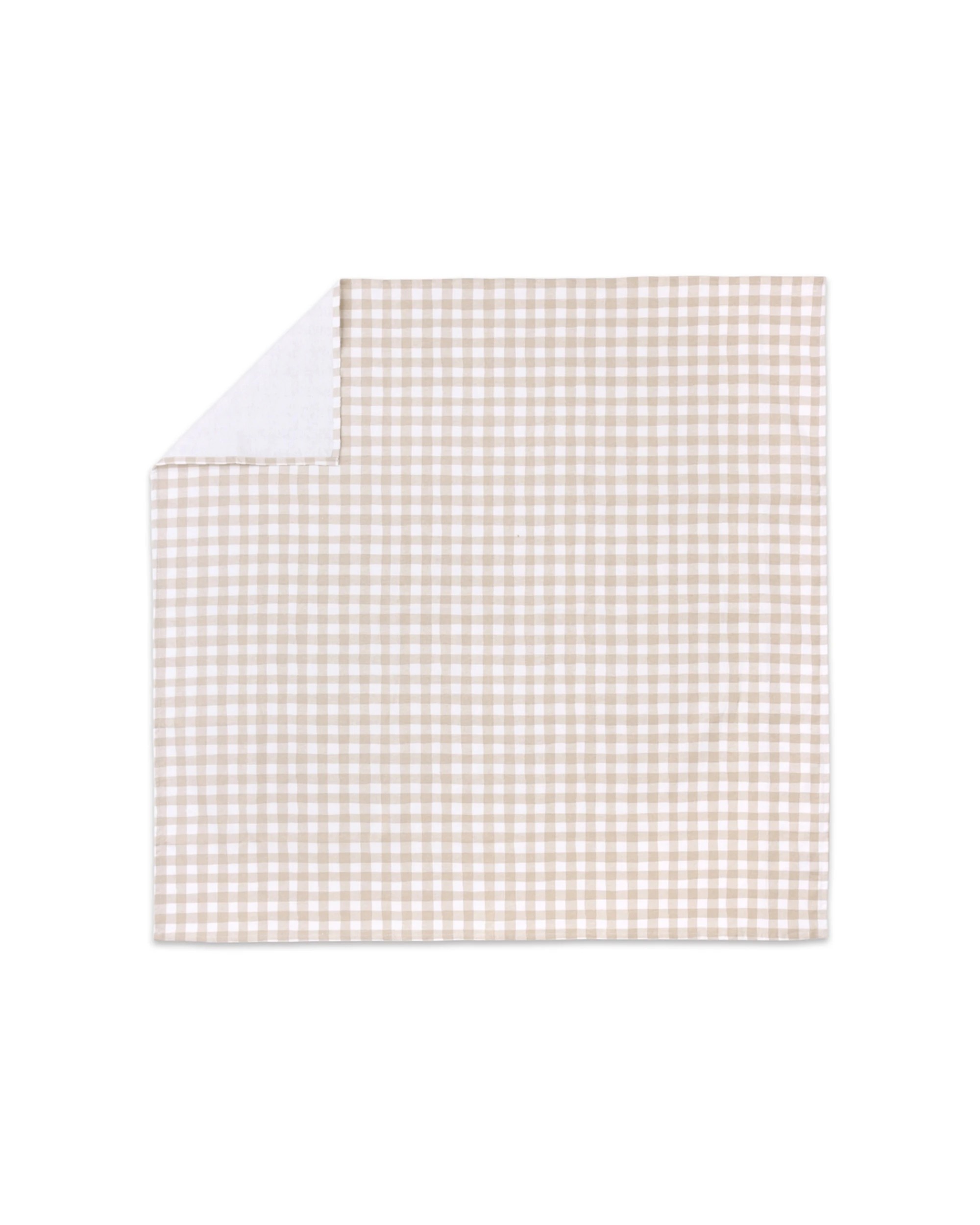 2 Little Haven Brushed Cotton Baby Wrap Blanket Soft Swaddle Pram Cover Large - Beige, 2 of 3