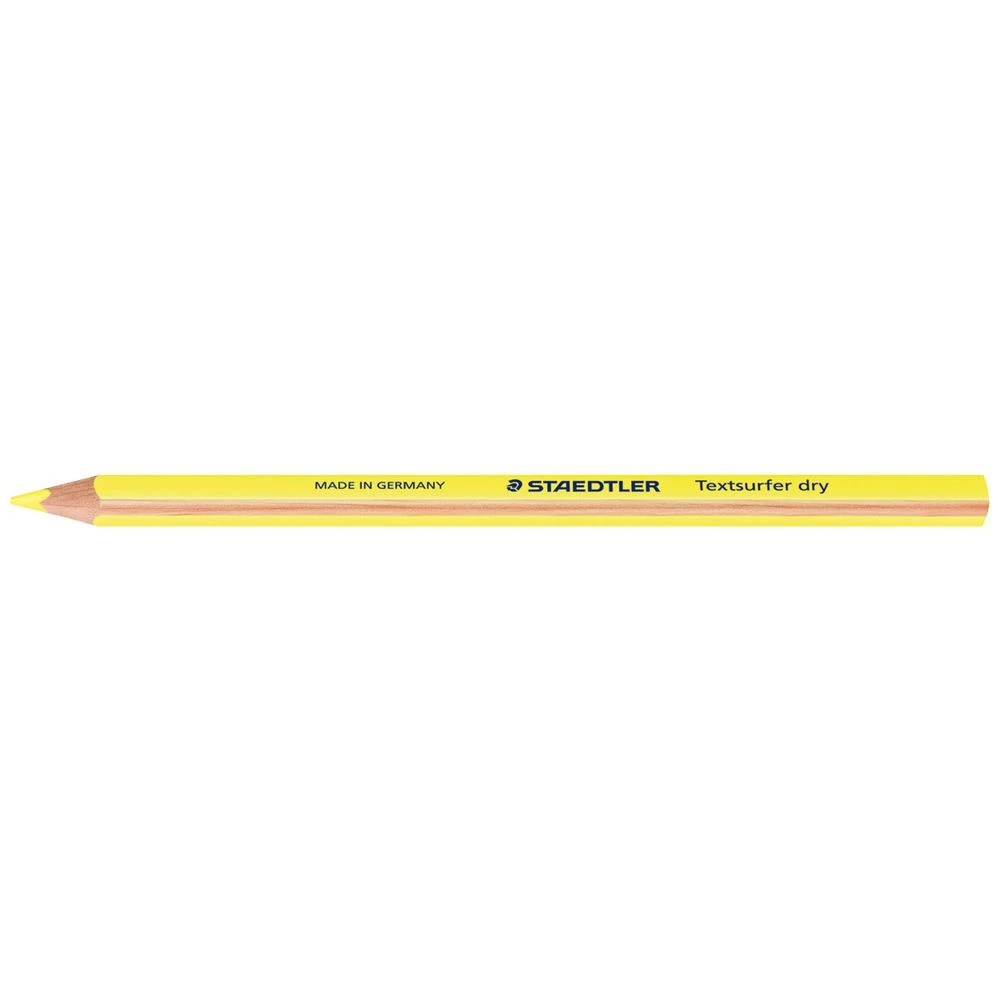 1 Staedtler Textsurfer Dry Highlighter Pencil Yellow, 1 of 8