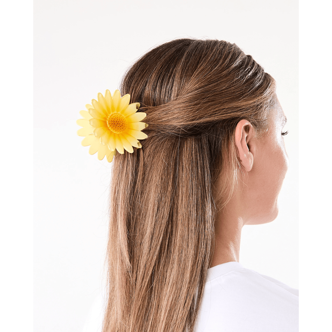 3 Yellow Daisy Claw Hair Clip, 3 of 4