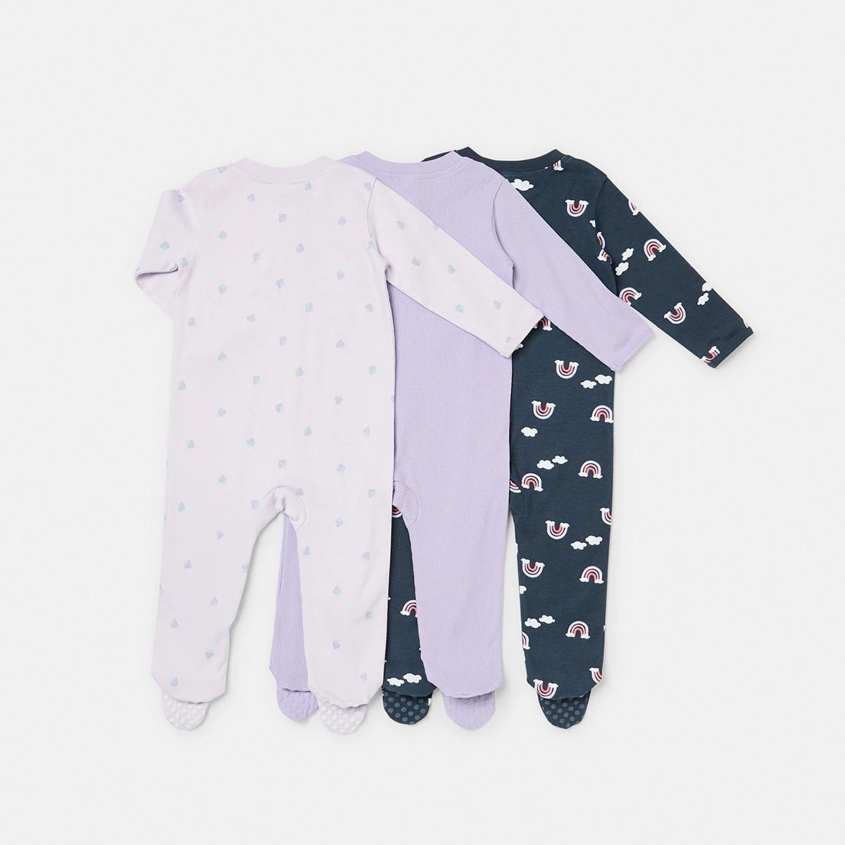 2 3 Pack Coveralls Strawberry, 2 of 8