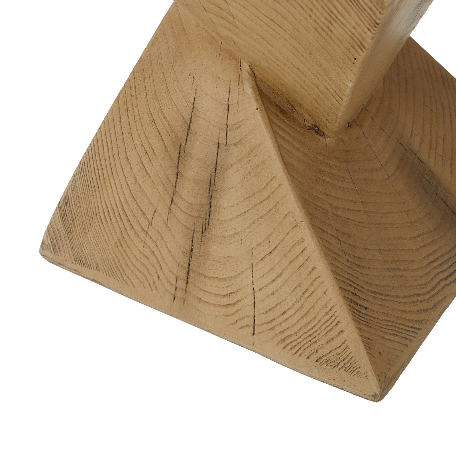 6 Oikiture Side Table Coffee Bedside End Stool Stand Magnesium Cement Outdoor
 - Natural, 6 of 8