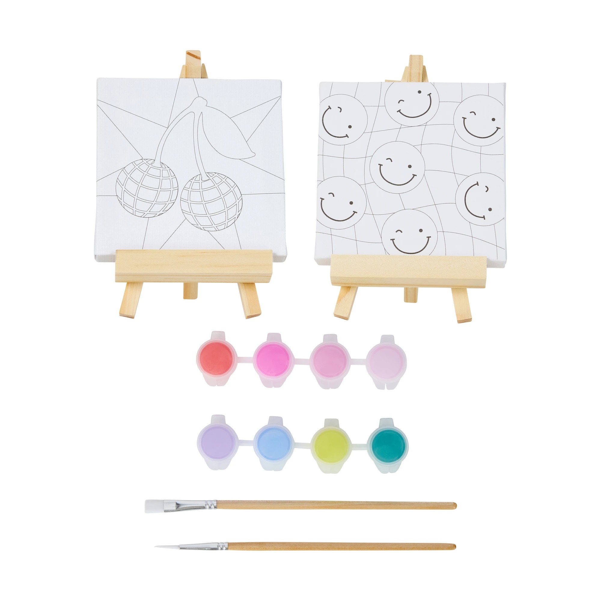 2 Paint Your Own Canvas & Easel Set, 2 of 8