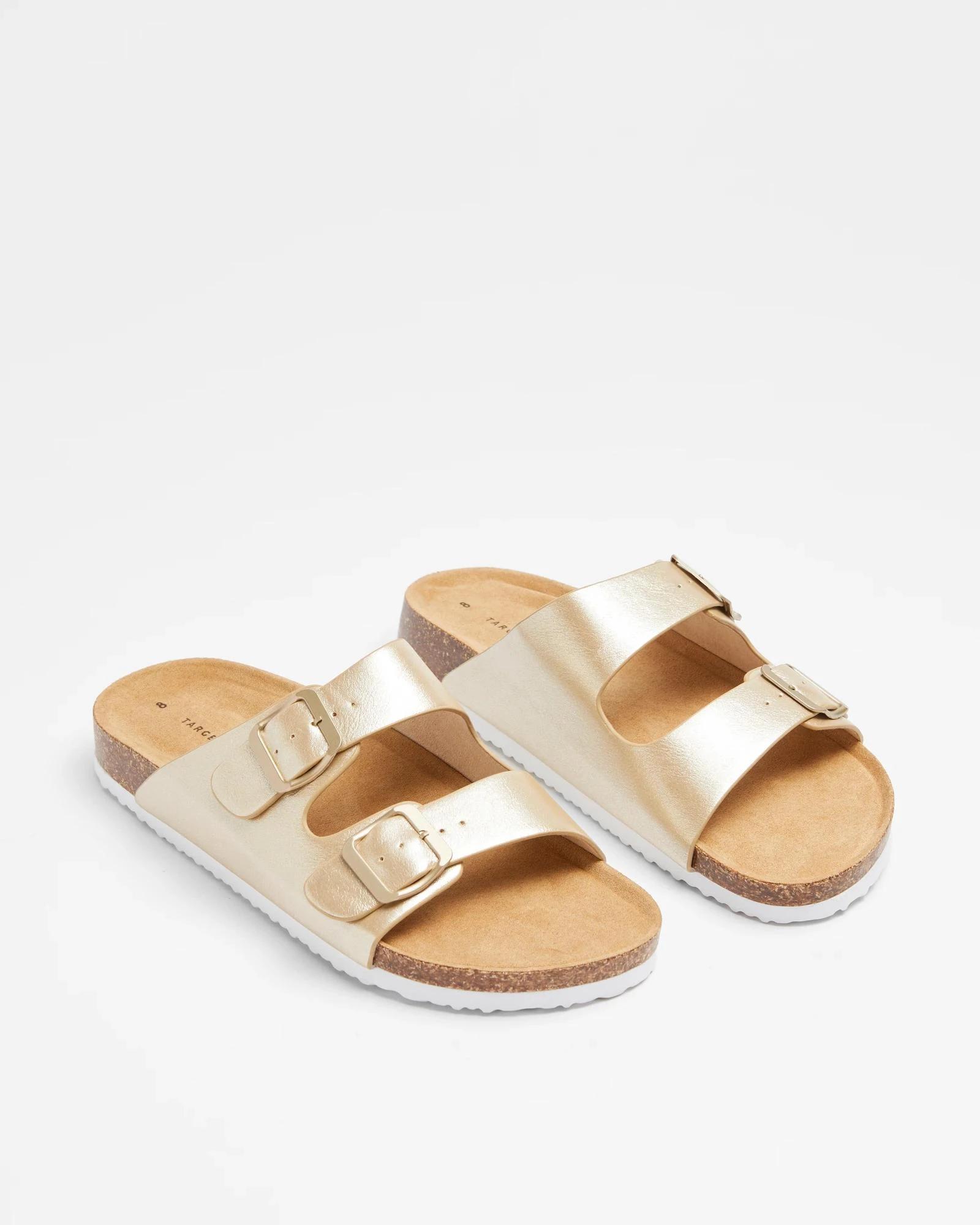 3 Target Woman Womens Maree II Moulded Cork Sandals SOFT GOLD, 3 of 3