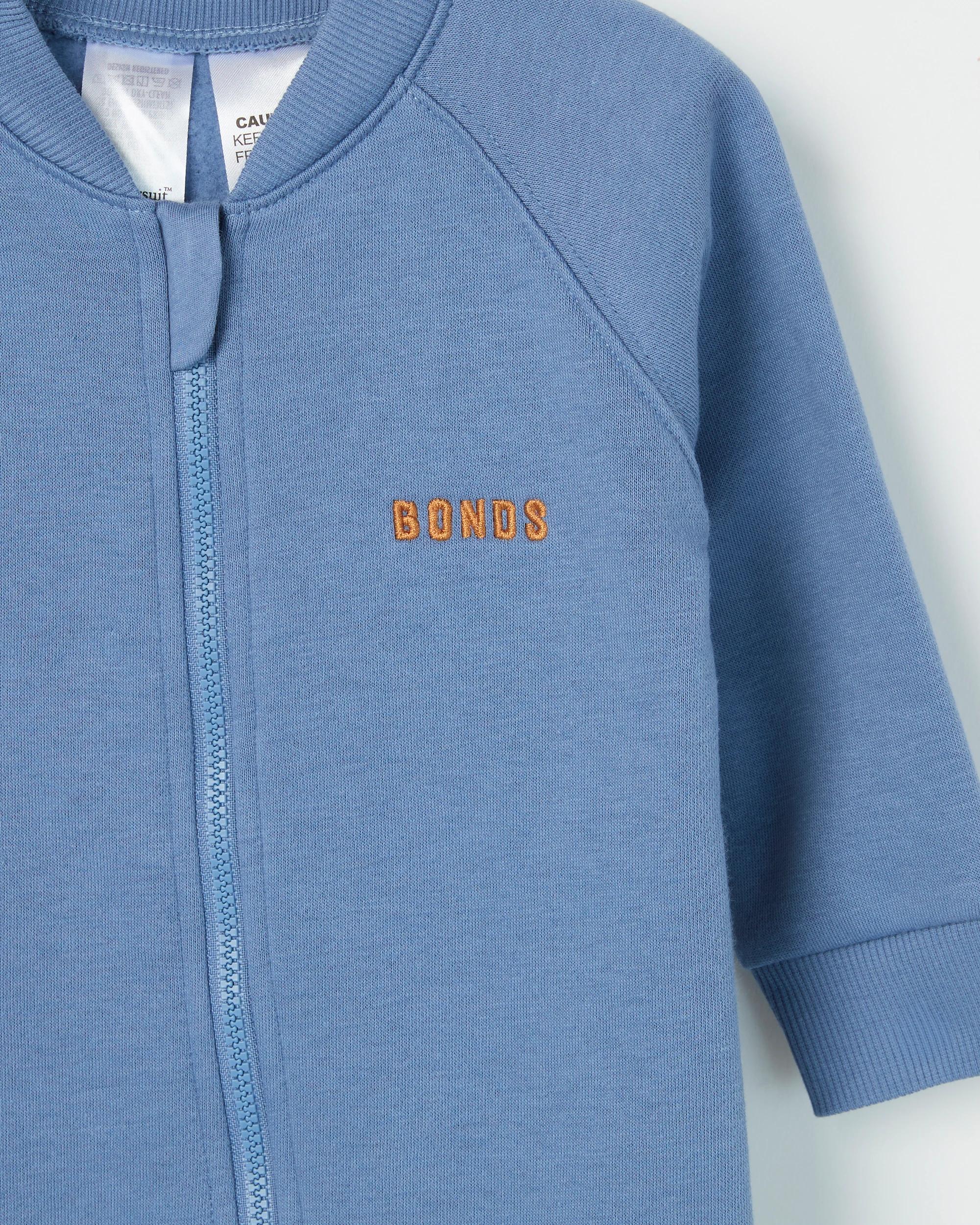 5 Bonds Baby Everyday Fleece Zip Coverall AMALFI COAST, 5 of 5
