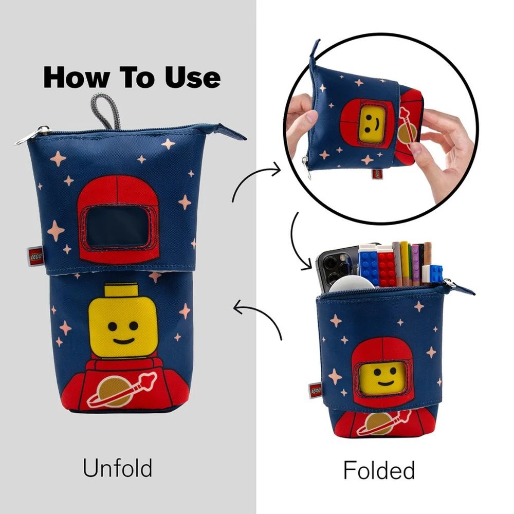 6 Lego Spaceman Popup Case Red, 6 of 6