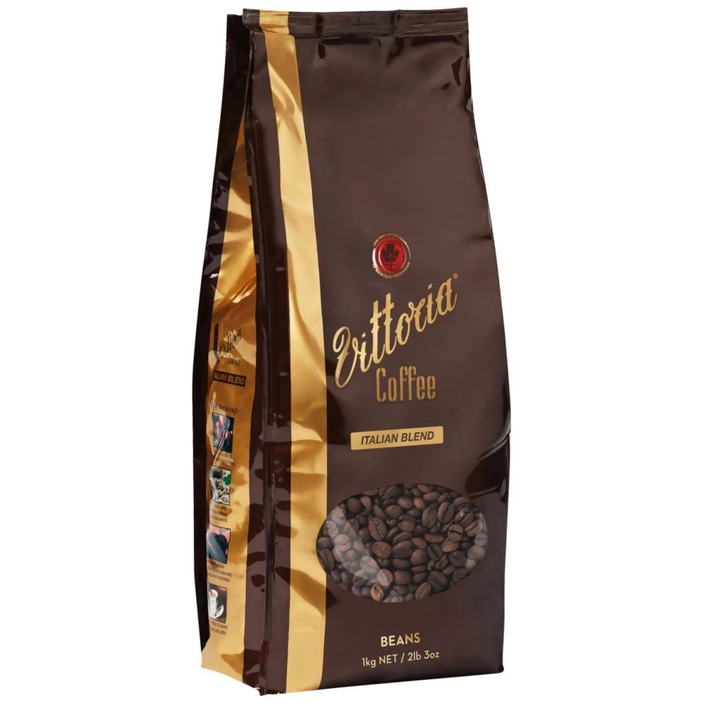 1 Vittoria Coffee Beans Italian Blend 1kg, 1 of 3